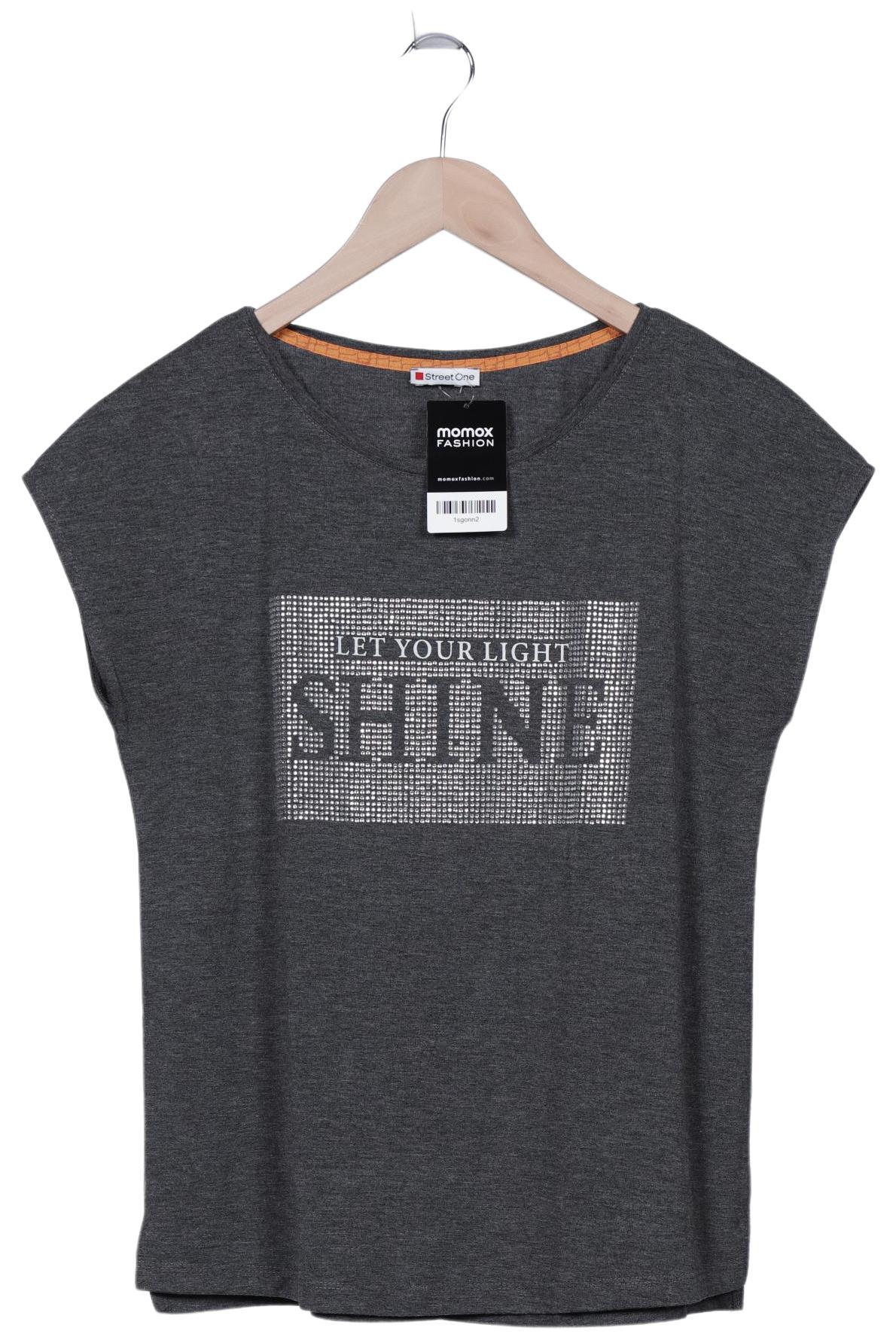 

Street One Damen T-Shirt, grau, Gr. 44