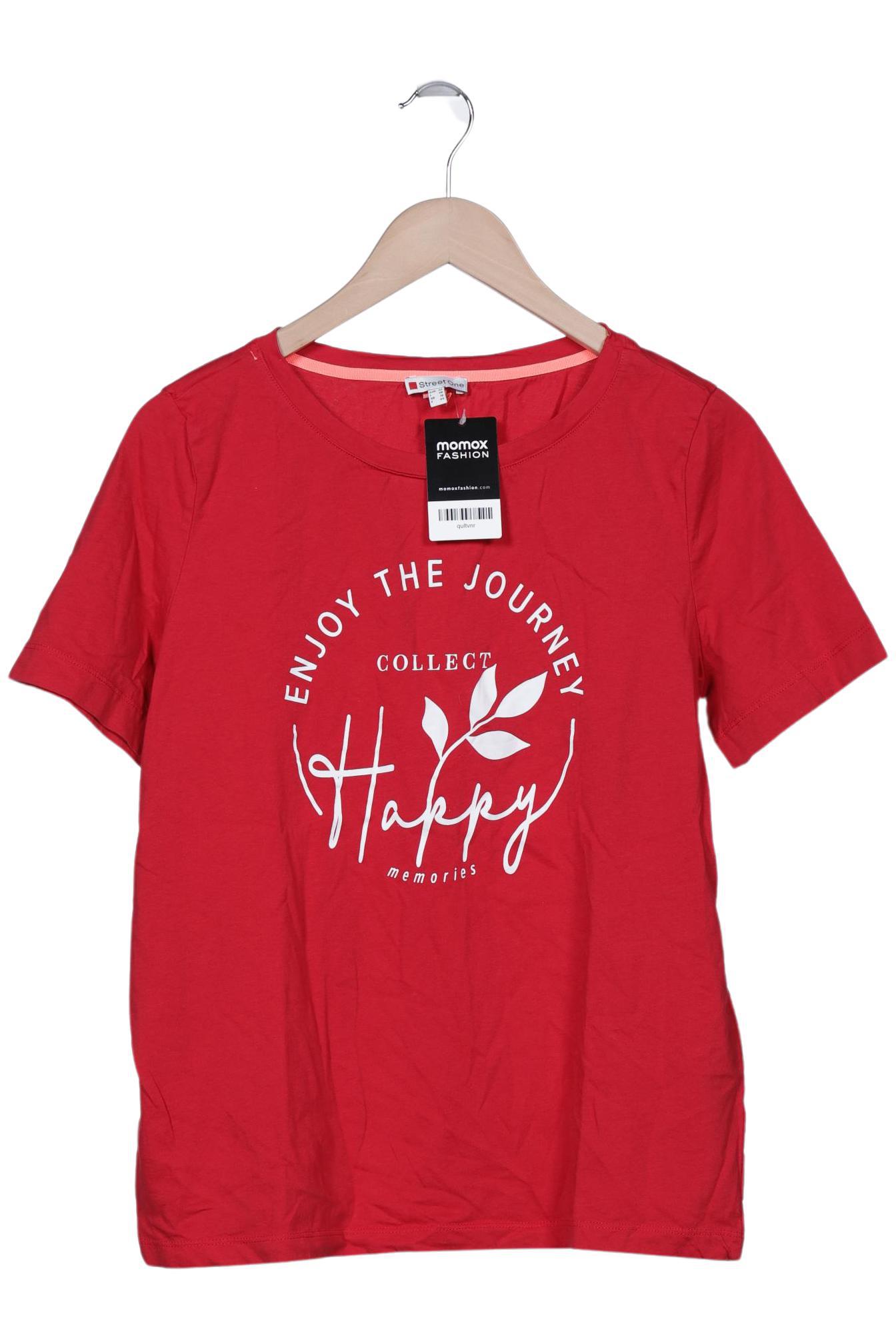 

Street One Damen T-Shirt, rot, Gr. 42
