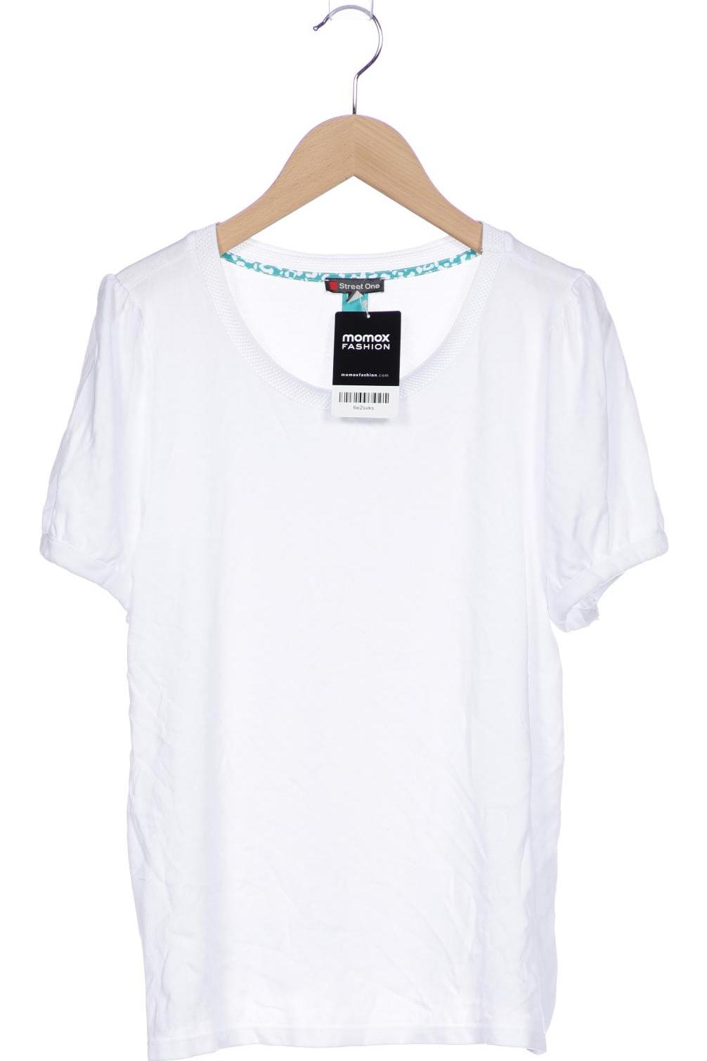 

Street One Damen T-Shirt, weiß, Gr. 42