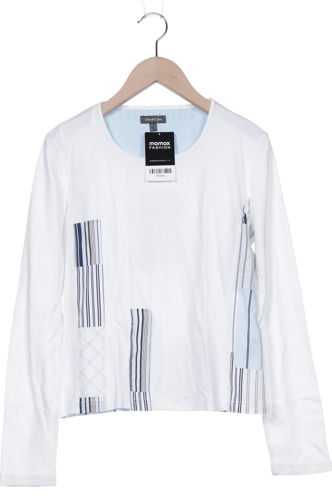 

Street One Damen Langarmshirt, weiß, Gr. 38