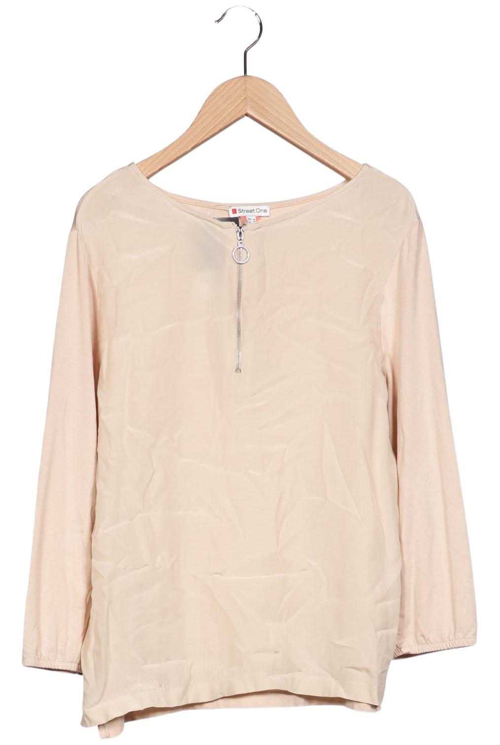 

Street One Damen Langarmshirt, beige, Gr. 34