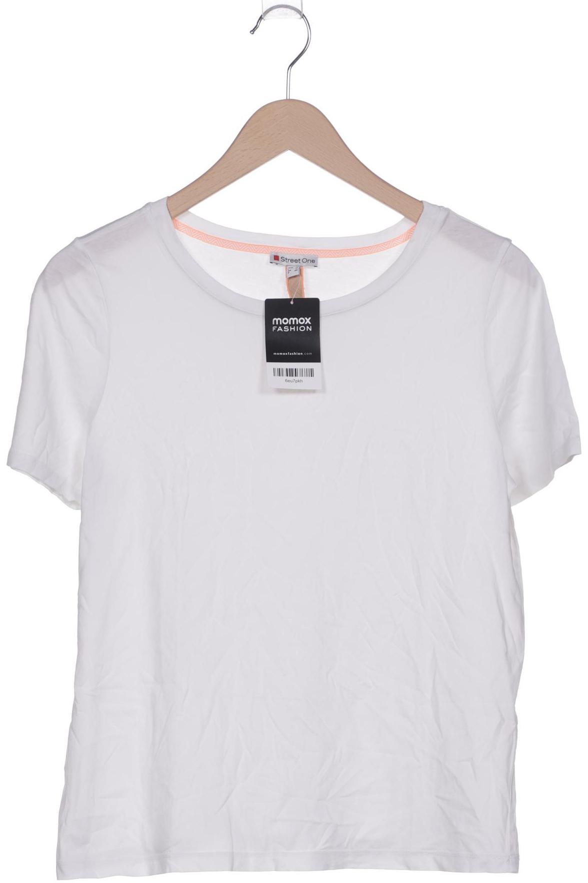 

Street One Damen T-Shirt, weiß, Gr. 38