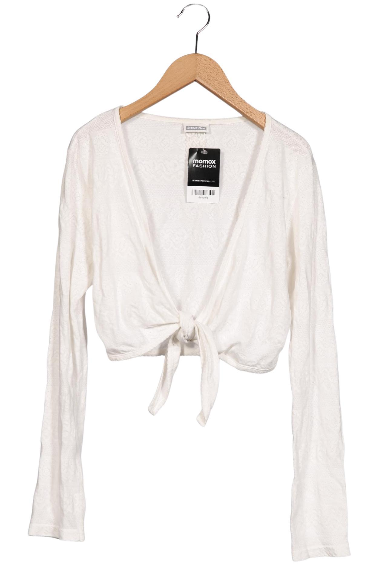 

Street One Damen Strickjacke, cremeweiß, Gr. 38
