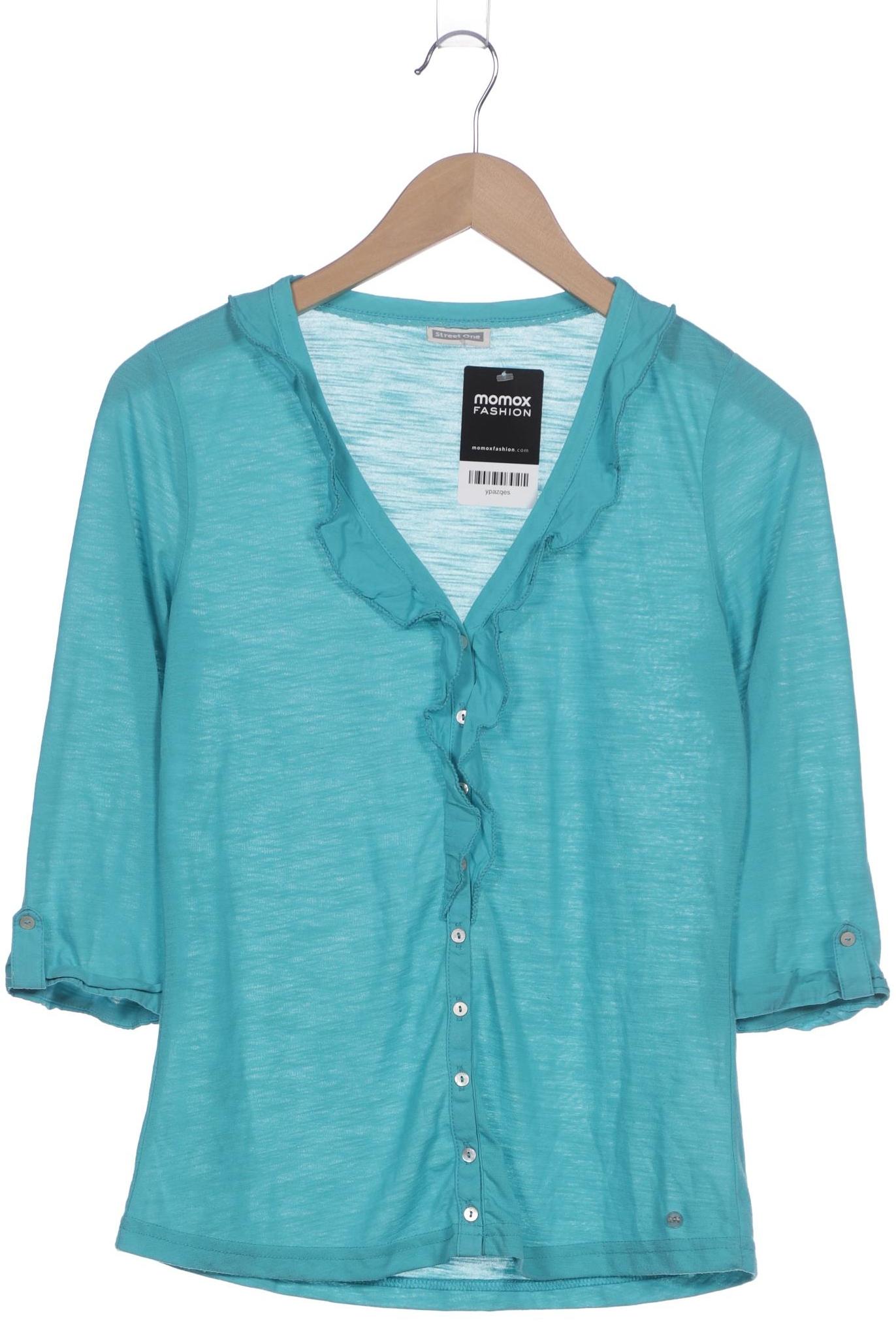

Street One Damen Bluse, blau, Gr. 36