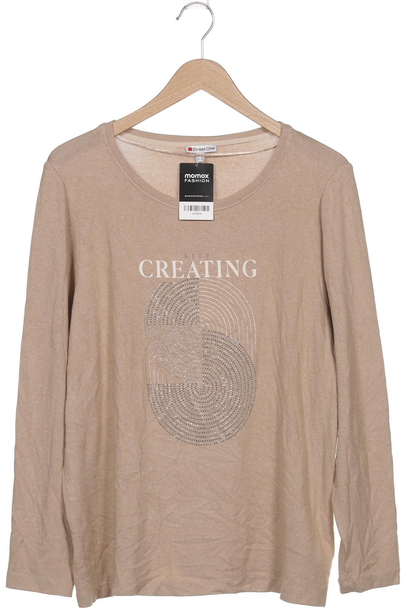 

Street One Damen Pullover, beige, Gr. 44