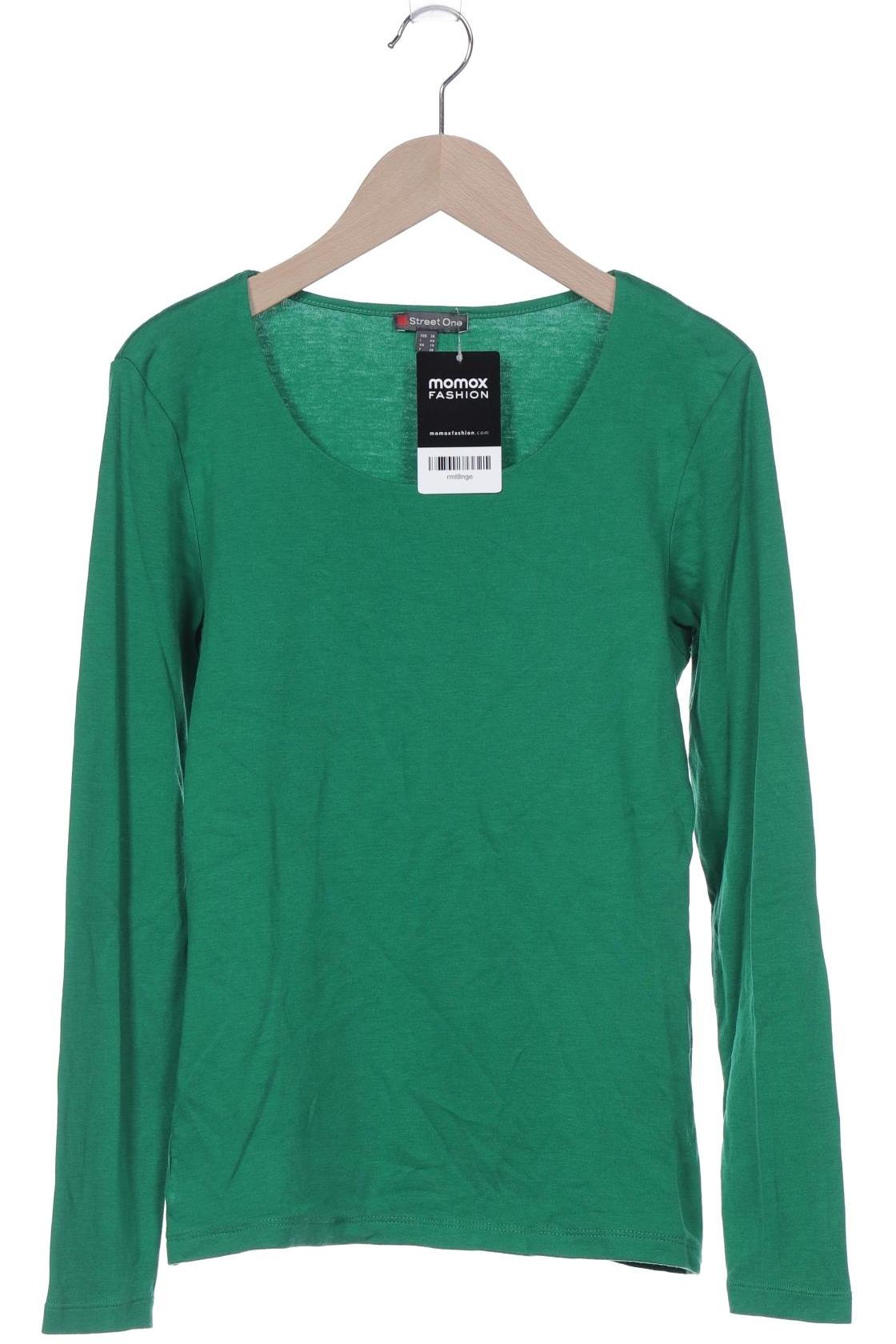 Thumbnail - Street One Damen Langarmshirt, grün, Gr. 36