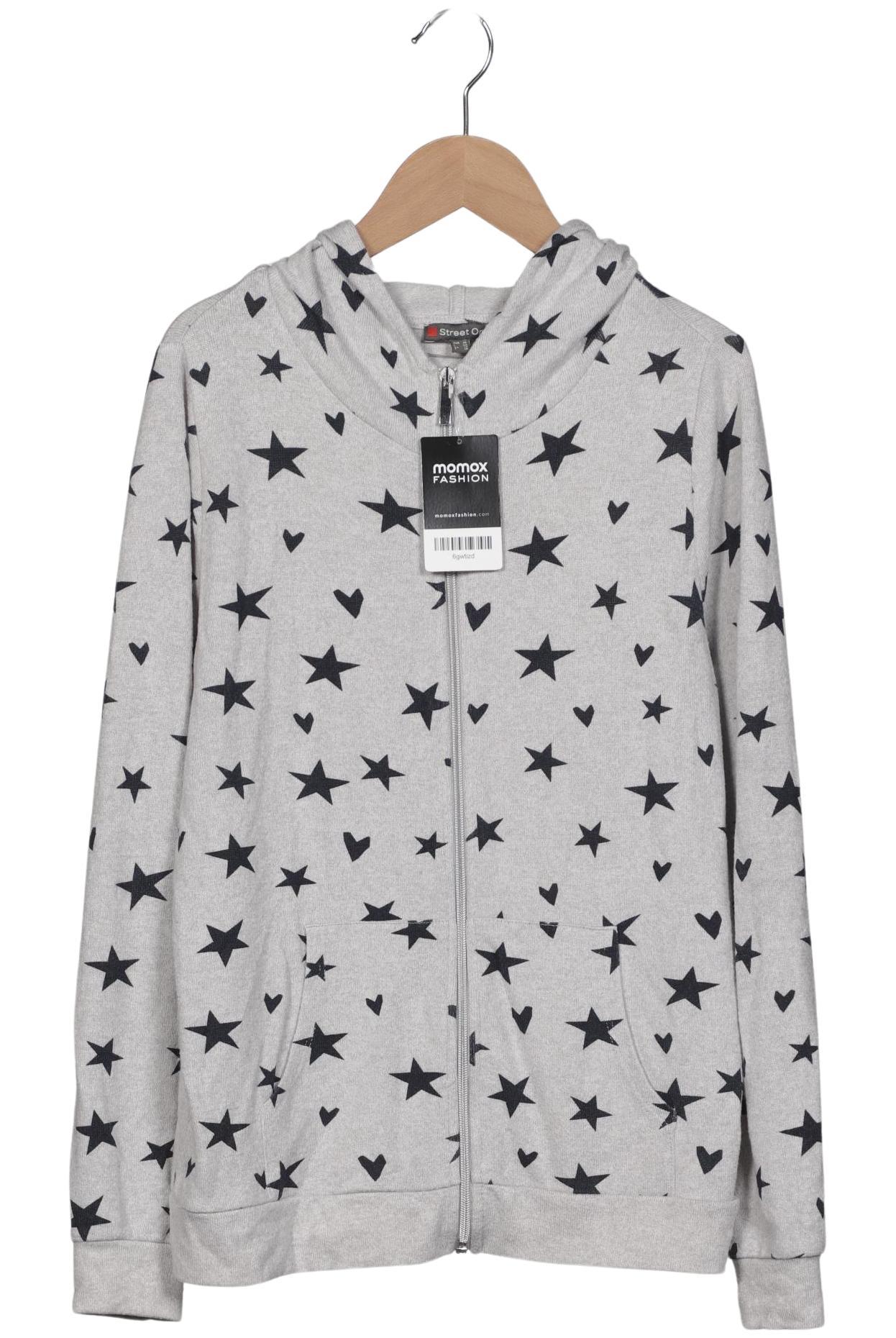 

Street One Damen Kapuzenpullover, grau, Gr. 36