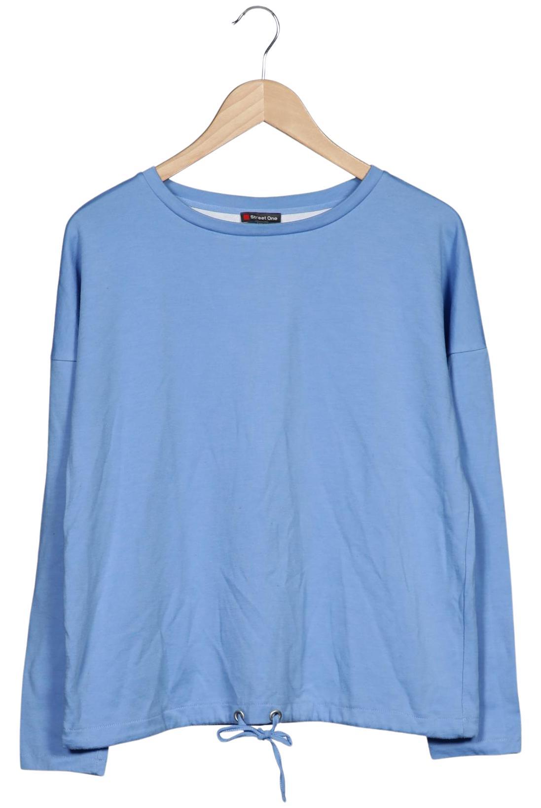 

Street One Damen Langarmshirt, hellblau, Gr. 40