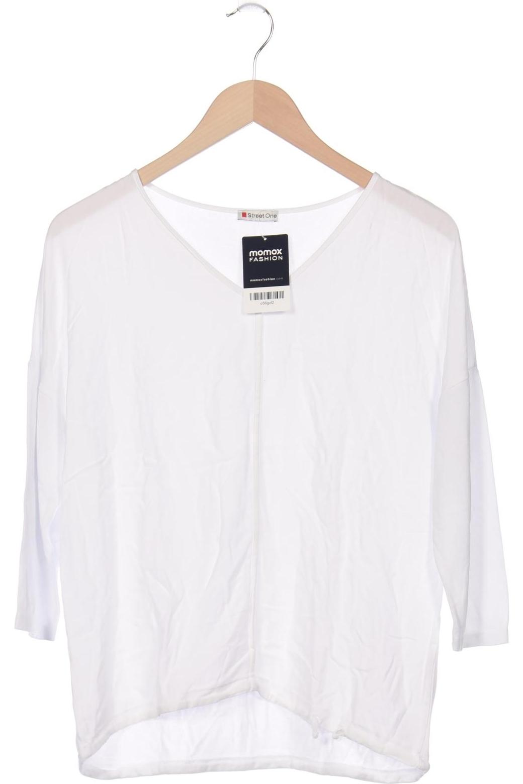

Street One Damen Langarmshirt, weiß, Gr. 44