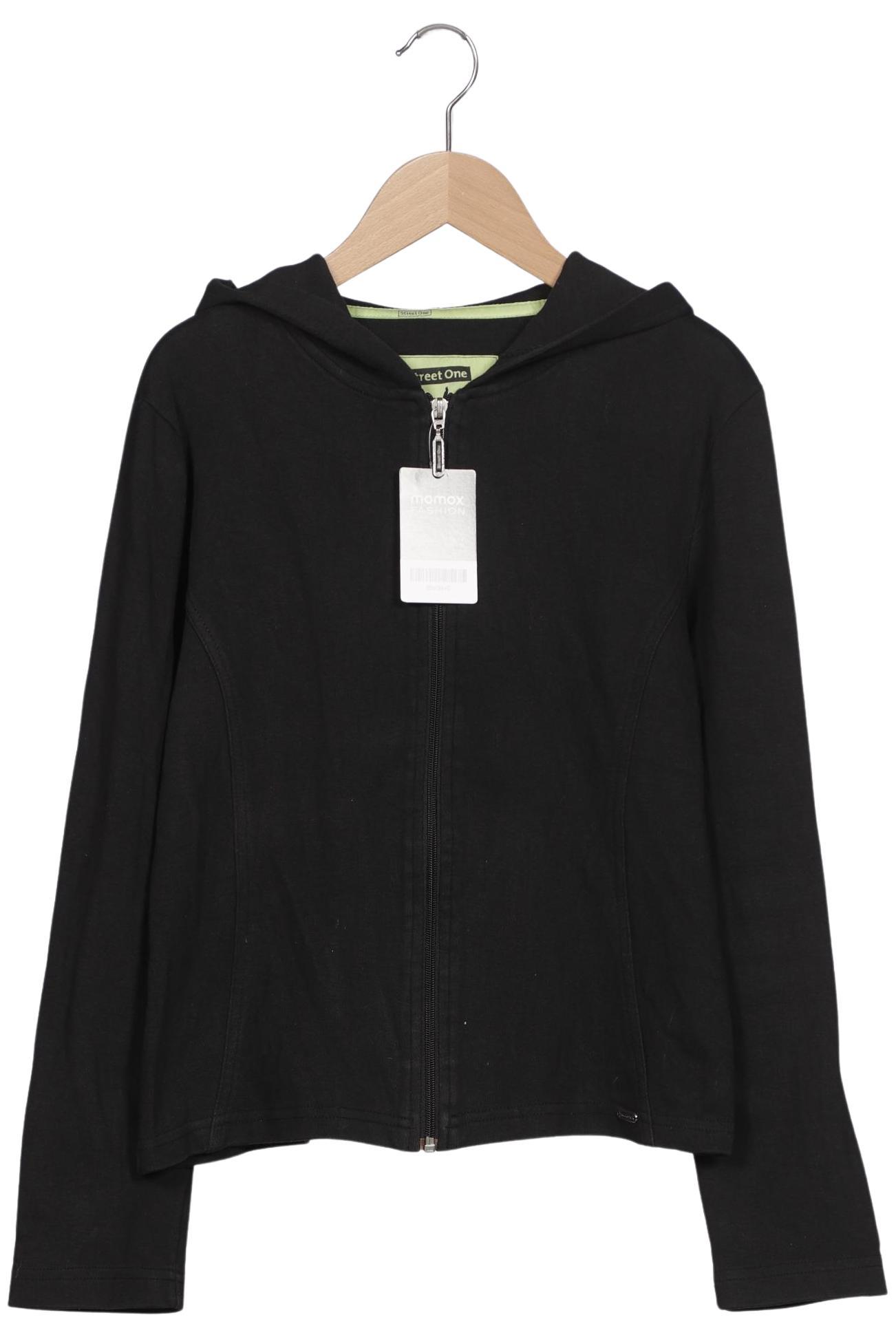 

Street One Damen Kapuzenpullover, schwarz, Gr. 40