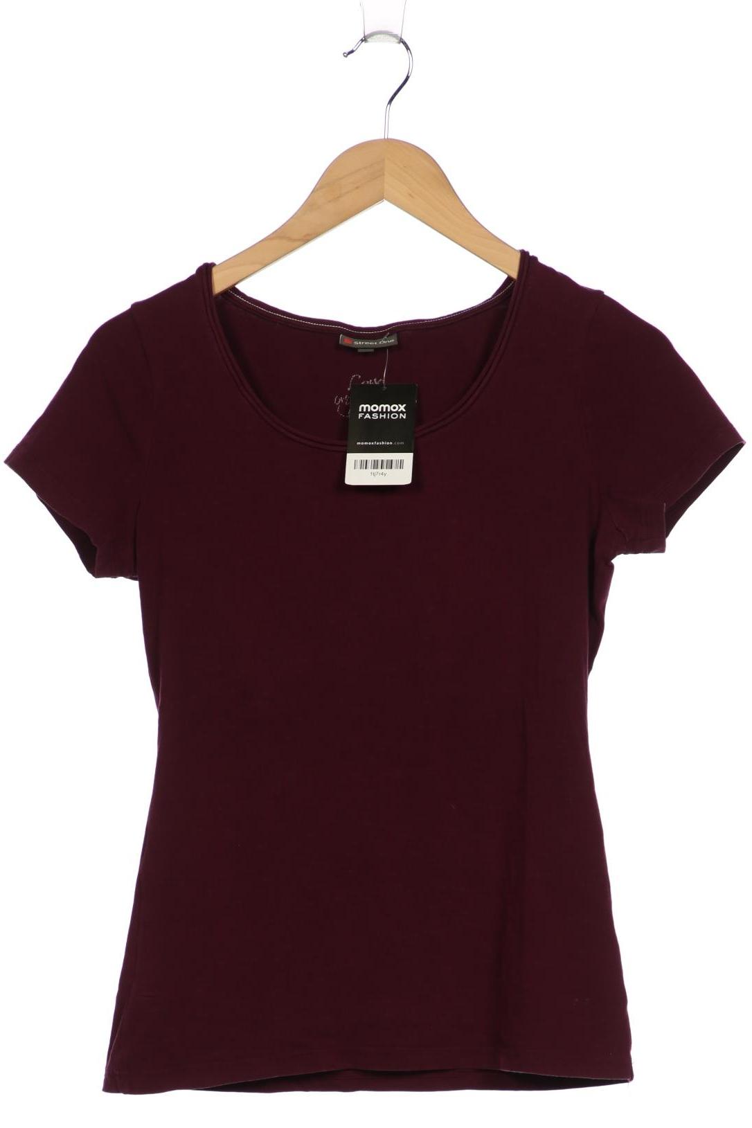 

Street One Damen T-Shirt, bordeaux, Gr. 38