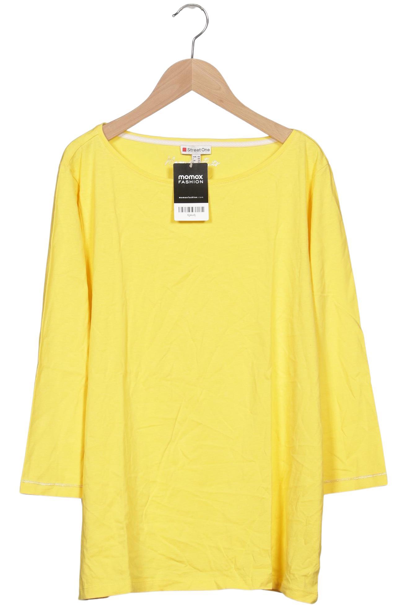 

Street One Damen Langarmshirt, gelb, Gr. 44