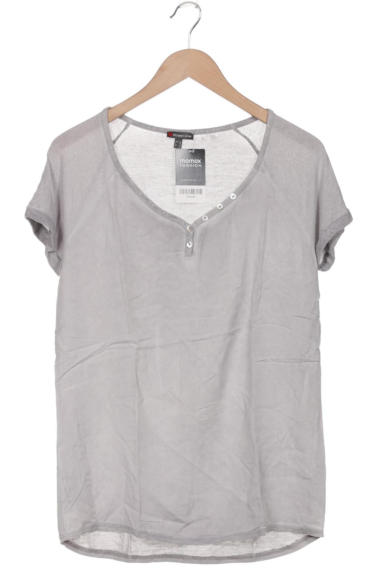 

Street One Damen T-Shirt, grau, Gr. 36