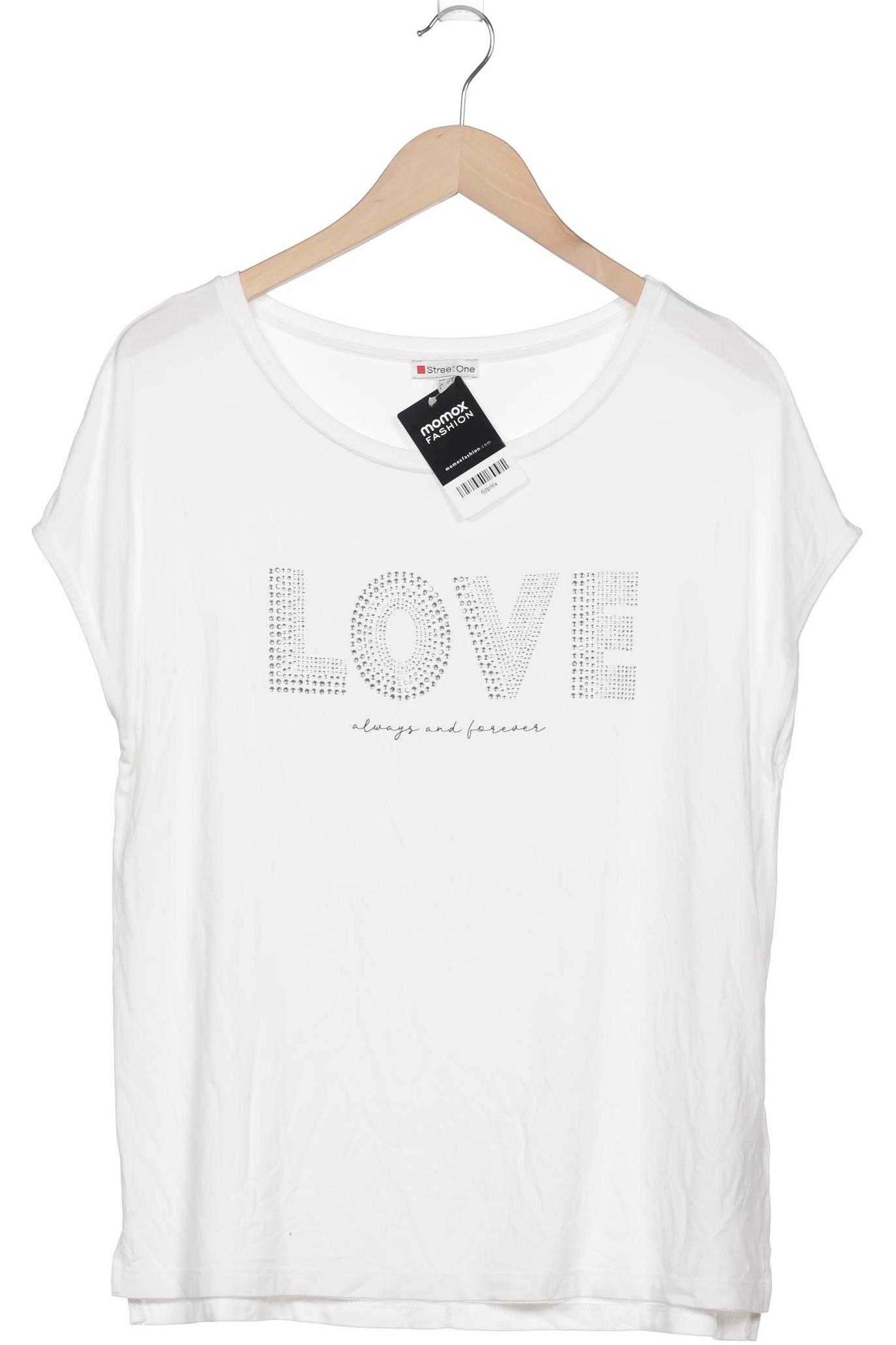 

Street One Damen T-Shirt, weiß, Gr. 40