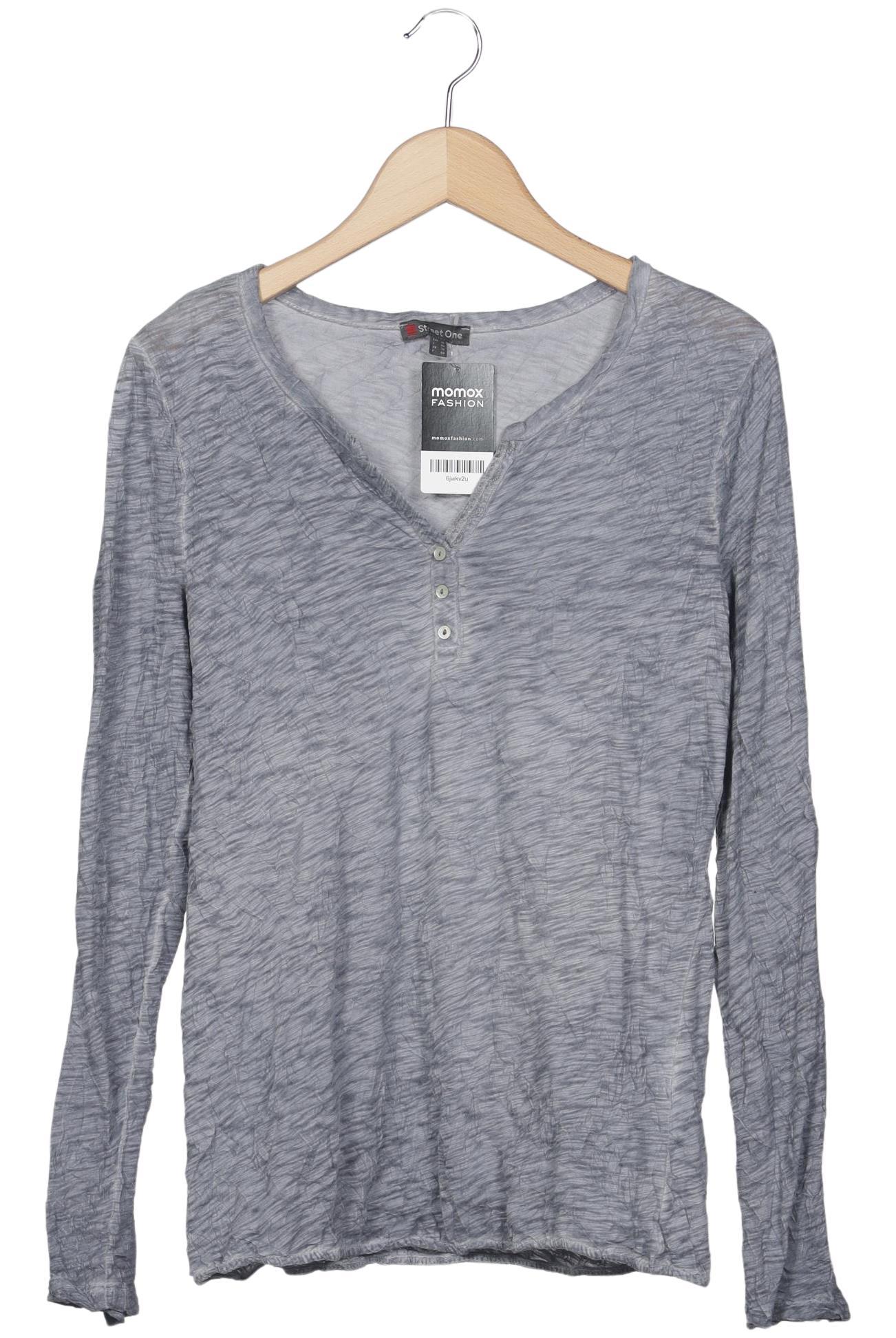 

Street One Damen Langarmshirt, grau, Gr. 38
