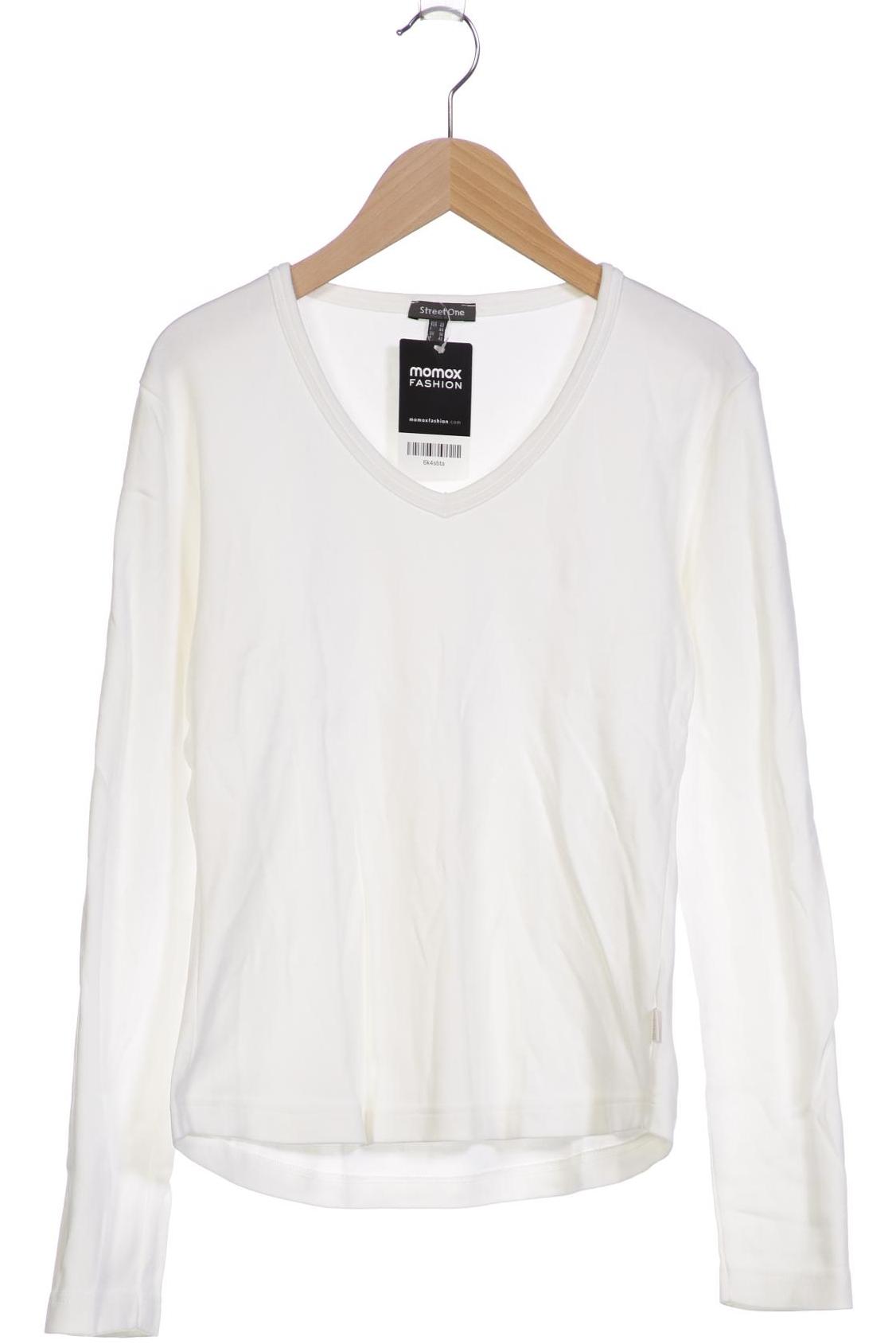 

Street One Damen Langarmshirt, cremeweiß, Gr. 40