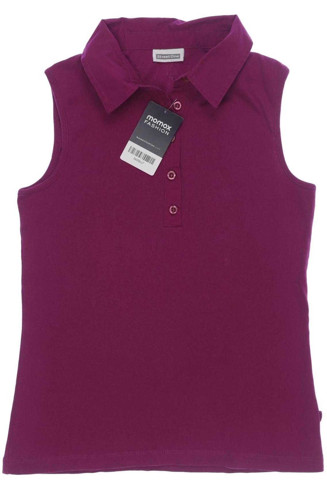 

Street One Damen Poloshirt, pink, Gr. 36