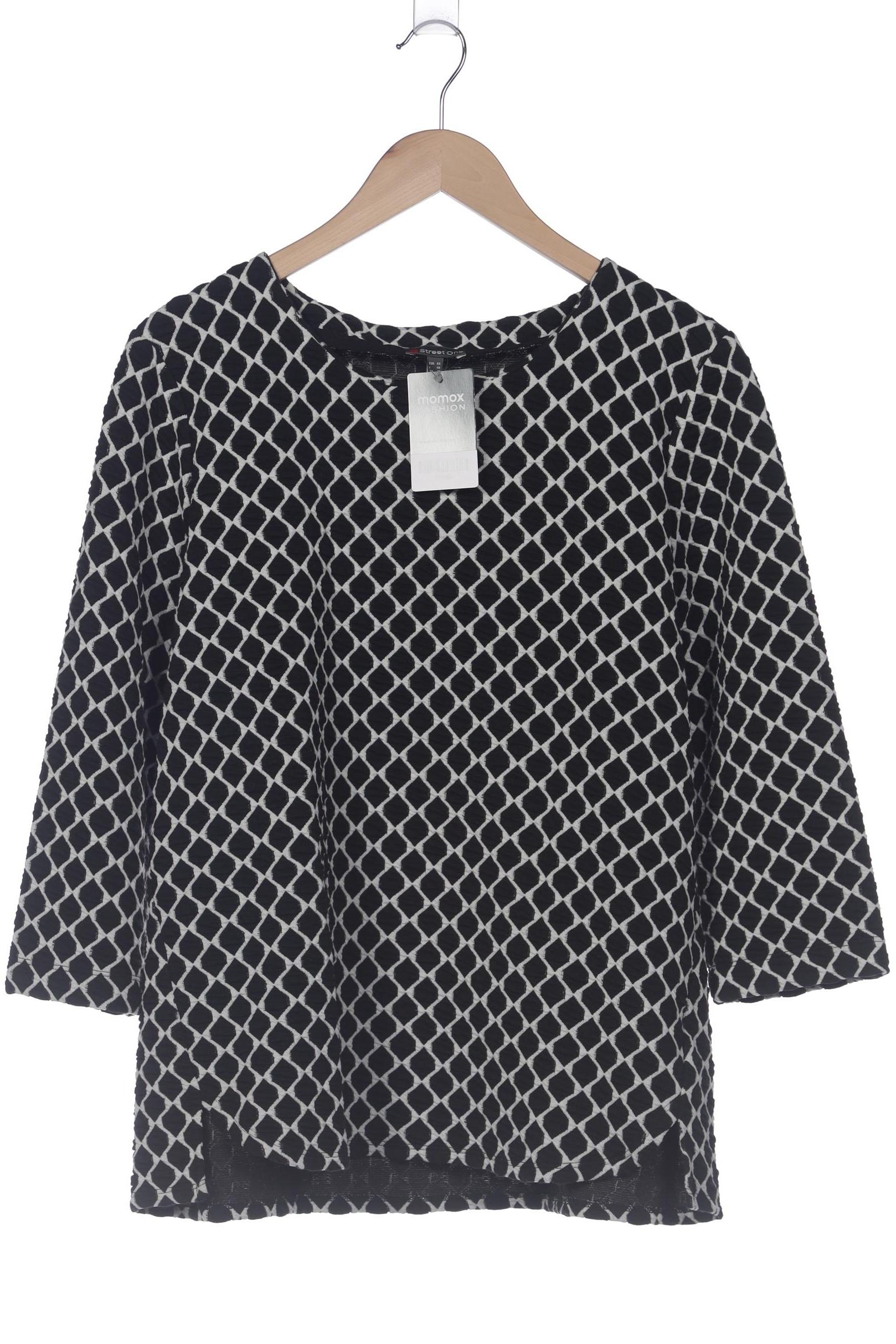 

Street One Damen Sweatshirt, schwarz, Gr. 44