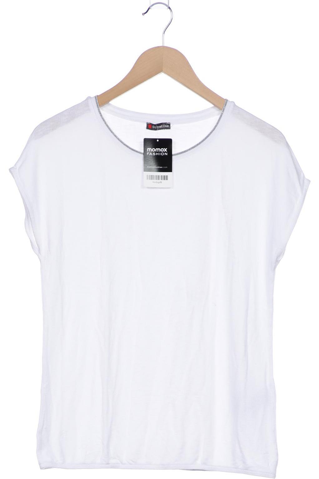 

Street One Damen T-Shirt, weiß, Gr. 38
