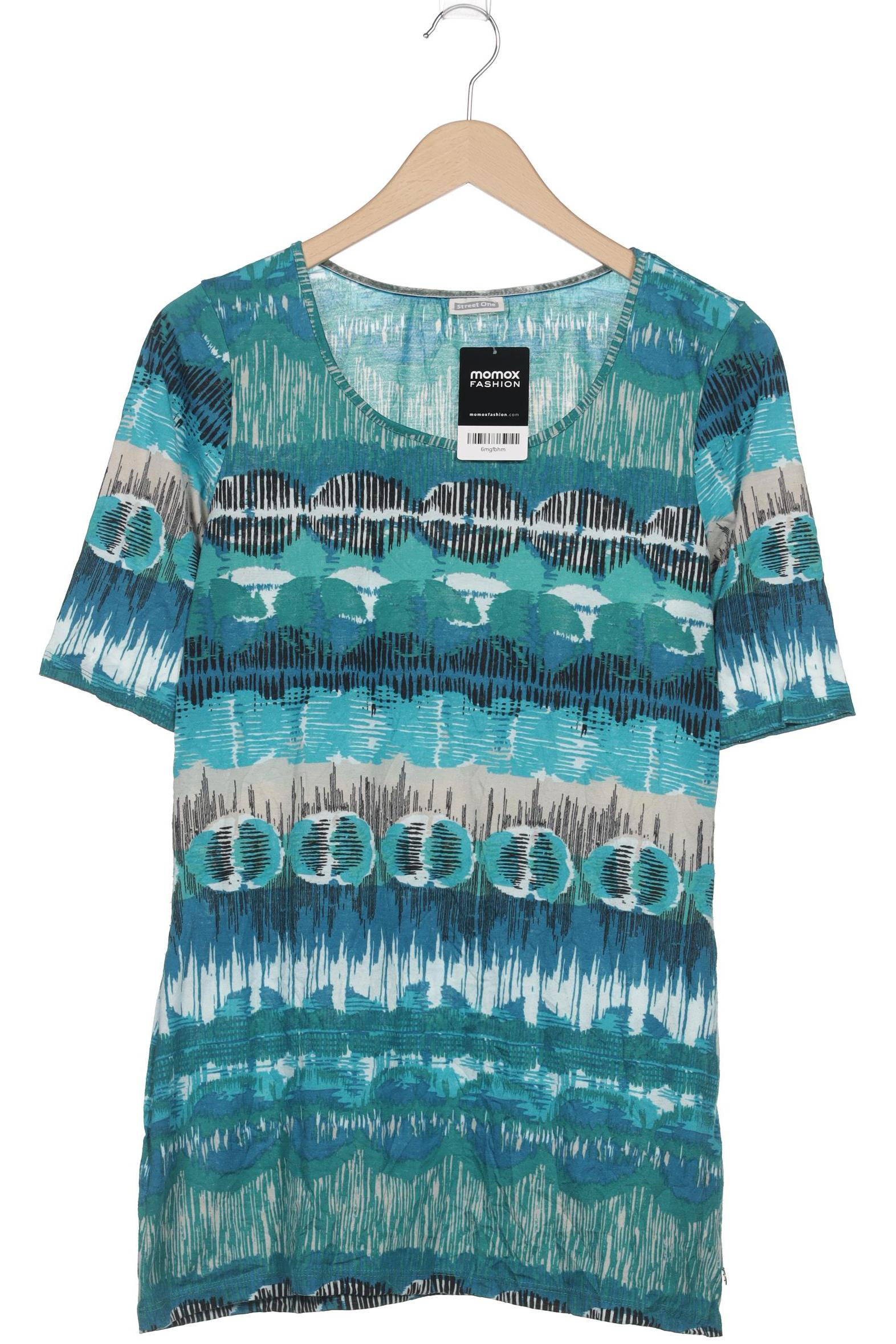 

Street One Damen T-Shirt, türkis, Gr. 40