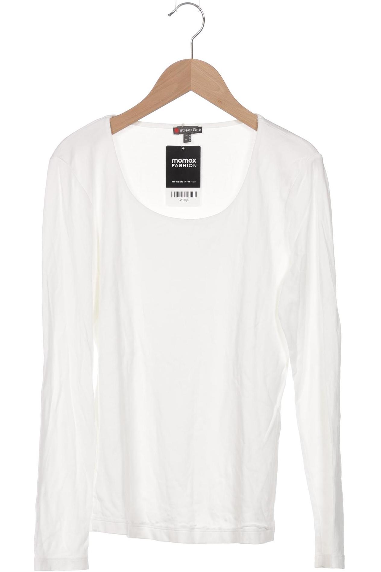 

Street One Damen Langarmshirt, weiß, Gr. 36