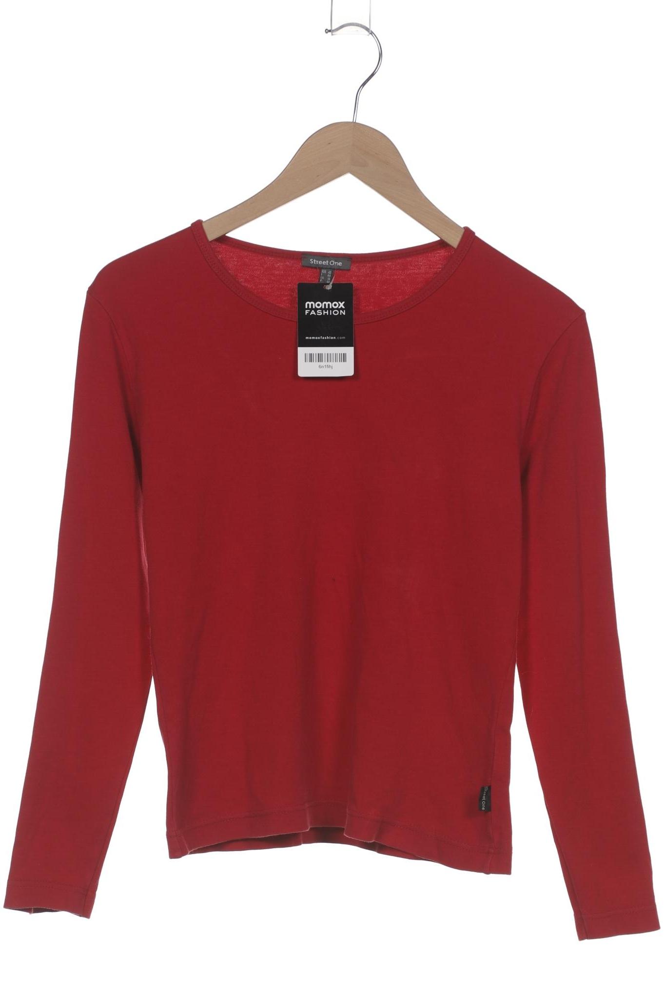 

Street One Damen Langarmshirt, rot, Gr. 40