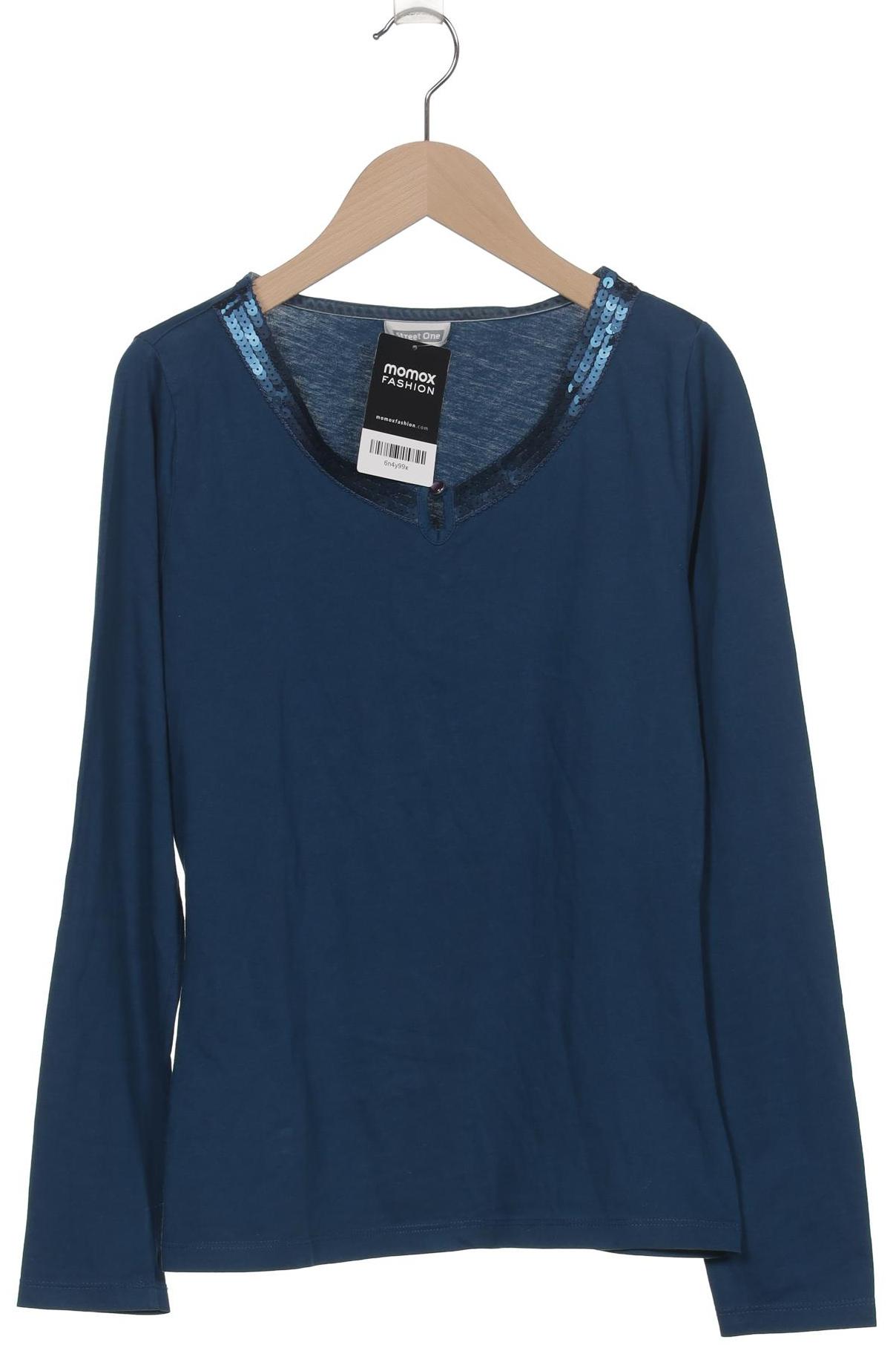 

Street One Damen Langarmshirt, marineblau, Gr. 38