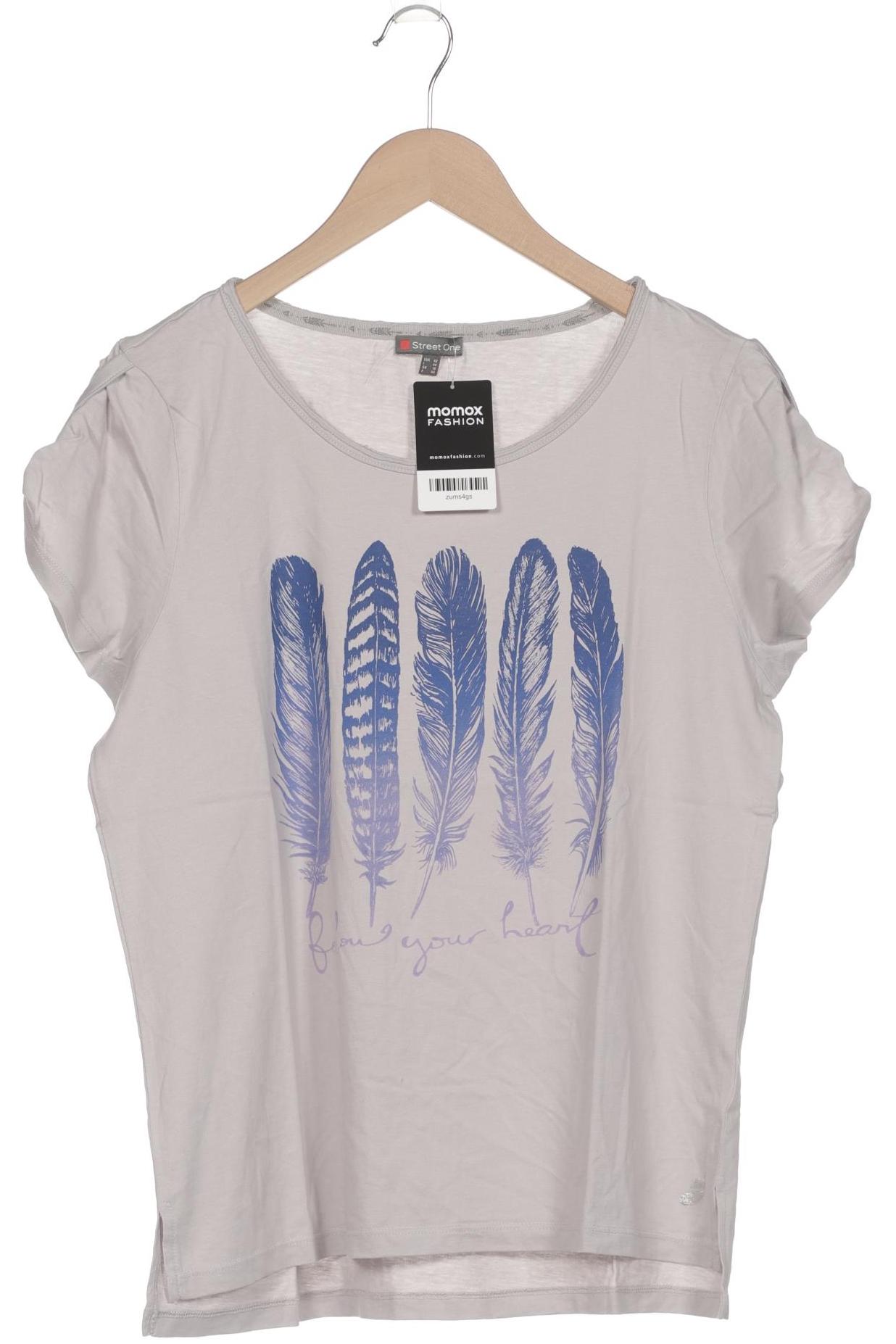 

Street One Damen T-Shirt, grau, Gr. 42