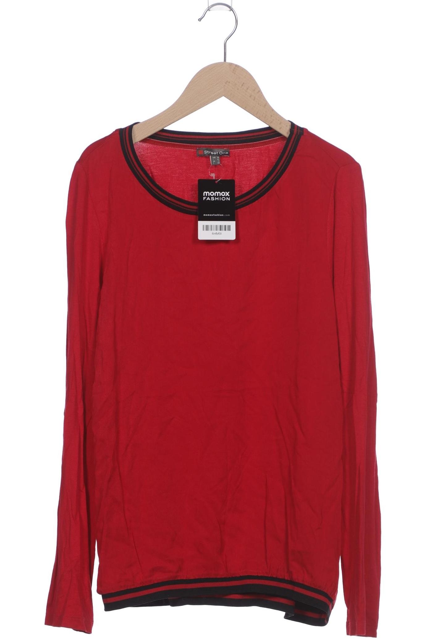 

Street One Damen Langarmshirt, rot, Gr. 38