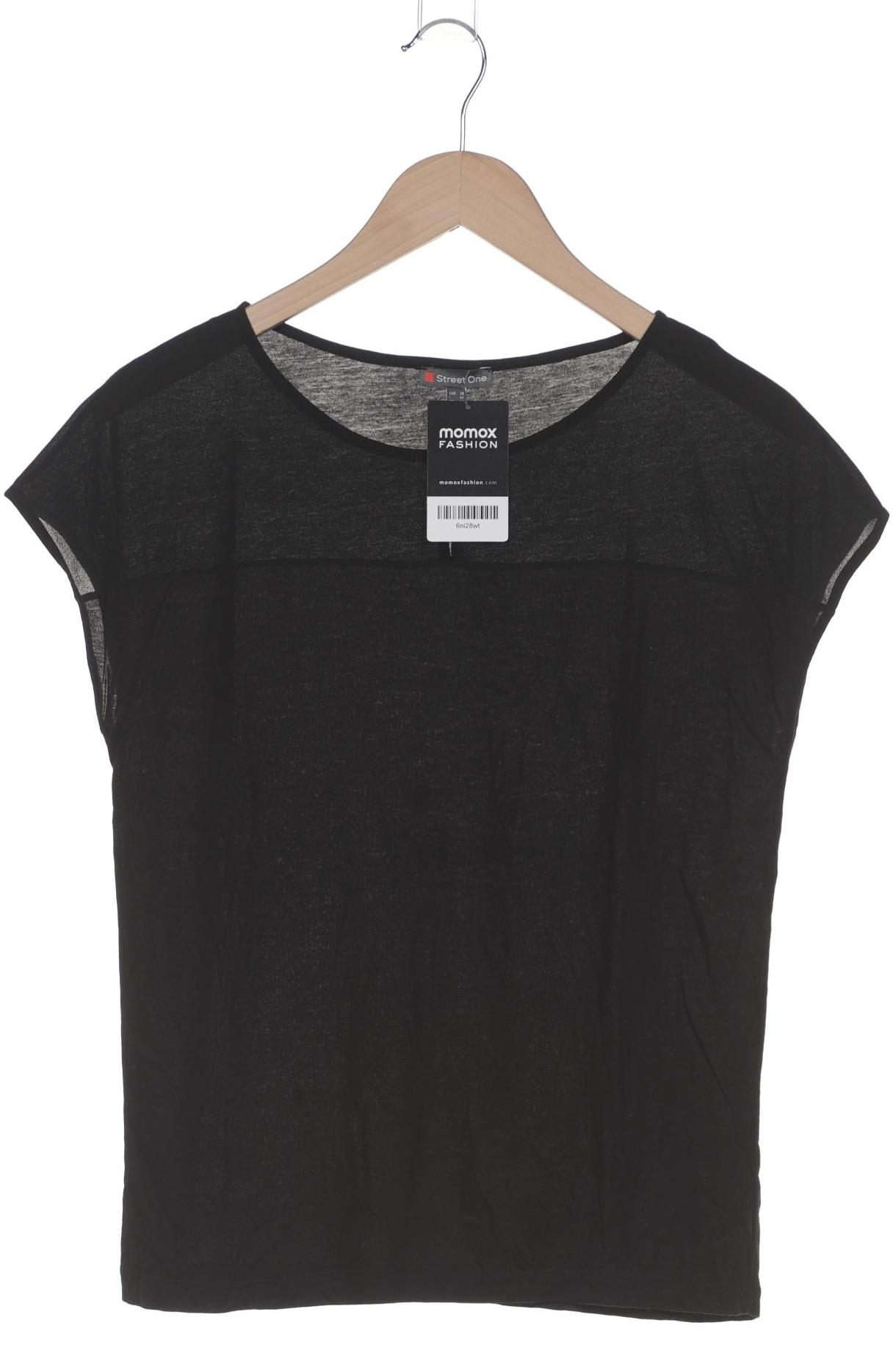 

Street One Damen T-Shirt, schwarz, Gr. 38