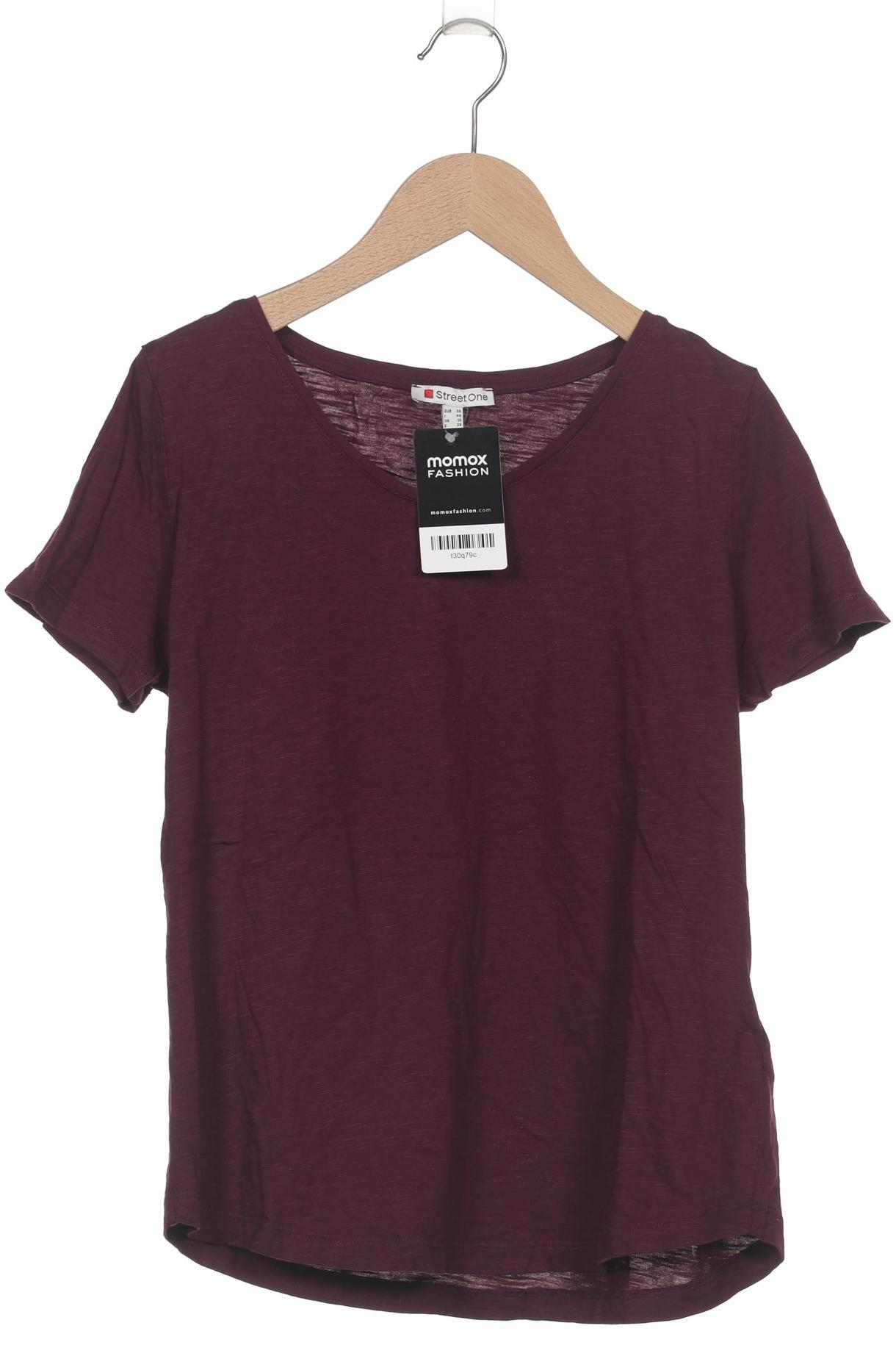 

Street One Damen T-Shirt, bordeaux, Gr. 36