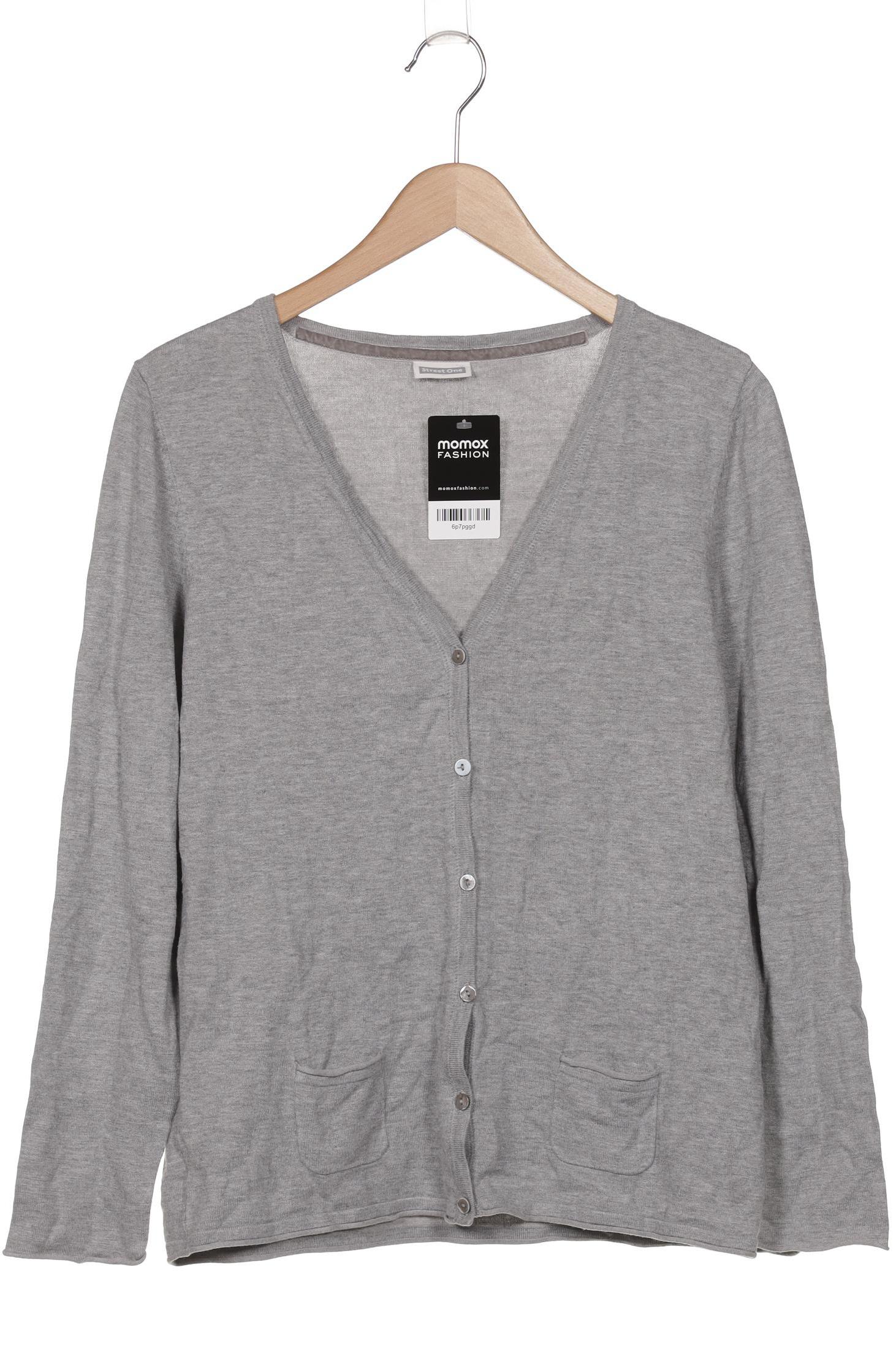 

Street One Damen Strickjacke, grau, Gr. 42