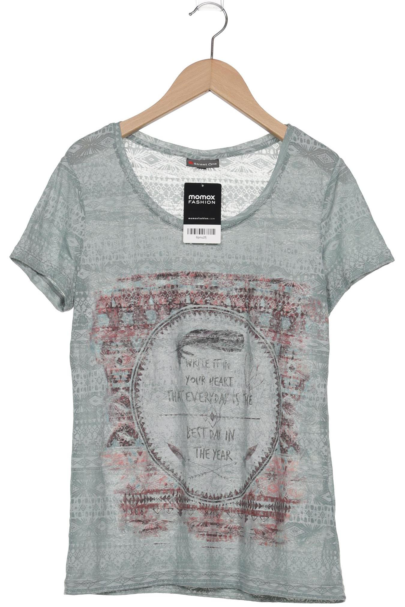 

Street One Damen T-Shirt, grün, Gr. 38