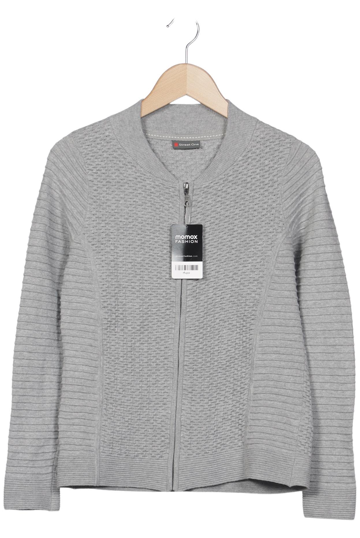 

Street One Damen Strickjacke, grau, Gr. 36