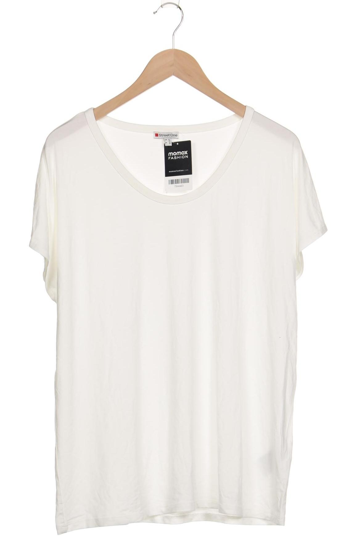 

Street One Damen T-Shirt, weiß, Gr. 44