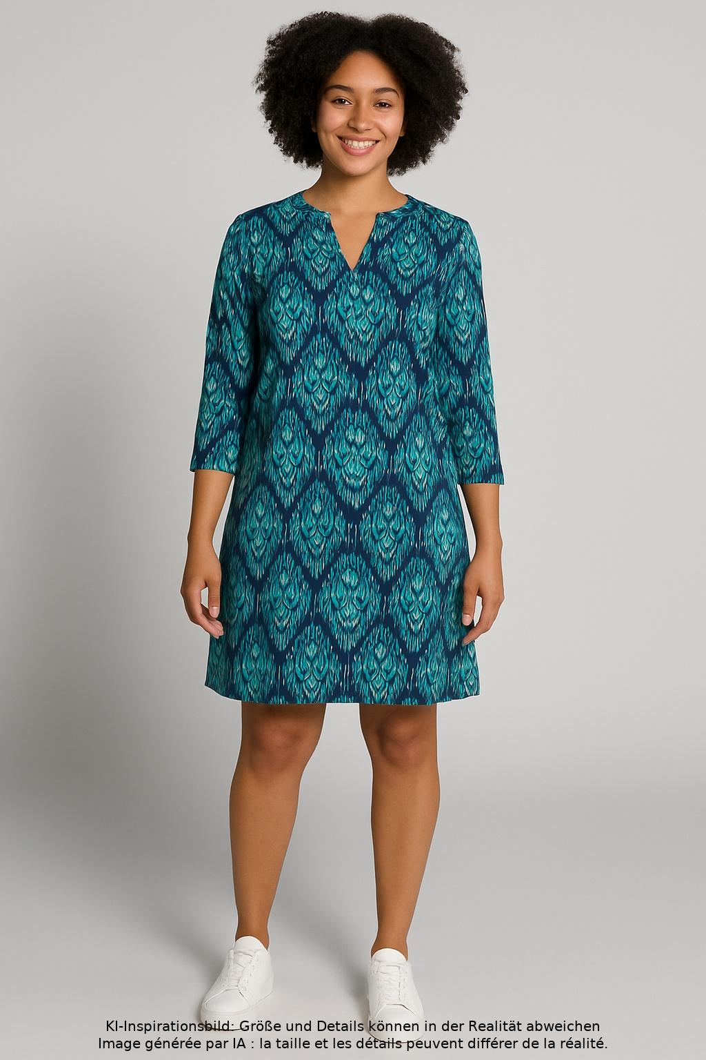 

Street One Damen Kleid, mehrfarbig, Gr. 40