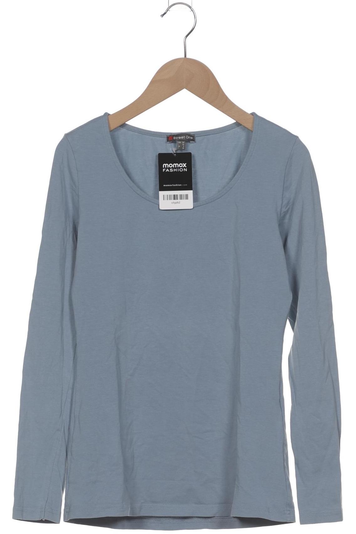 

Street One Damen Langarmshirt, hellblau, Gr. 34