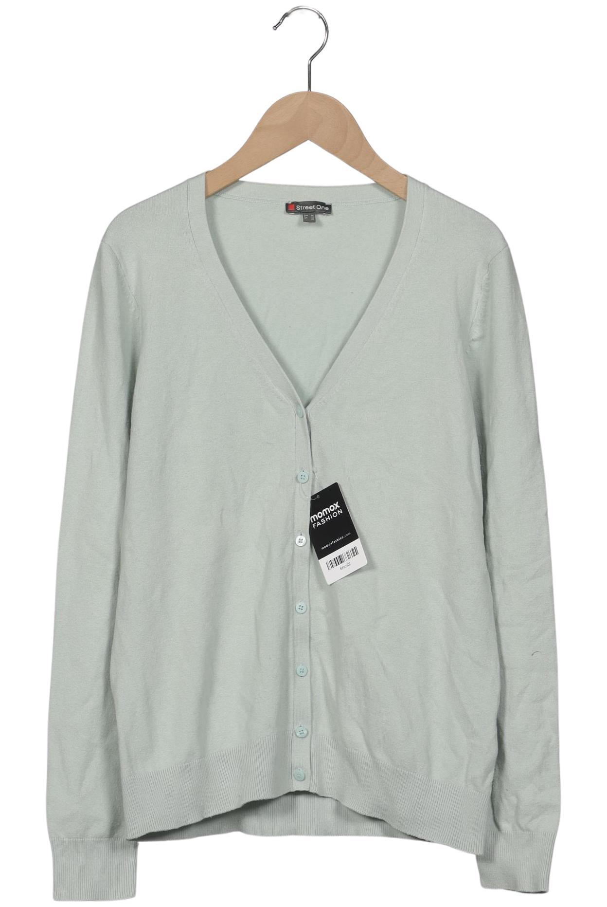 

Street One Damen Strickjacke, hellgrün, Gr. 40