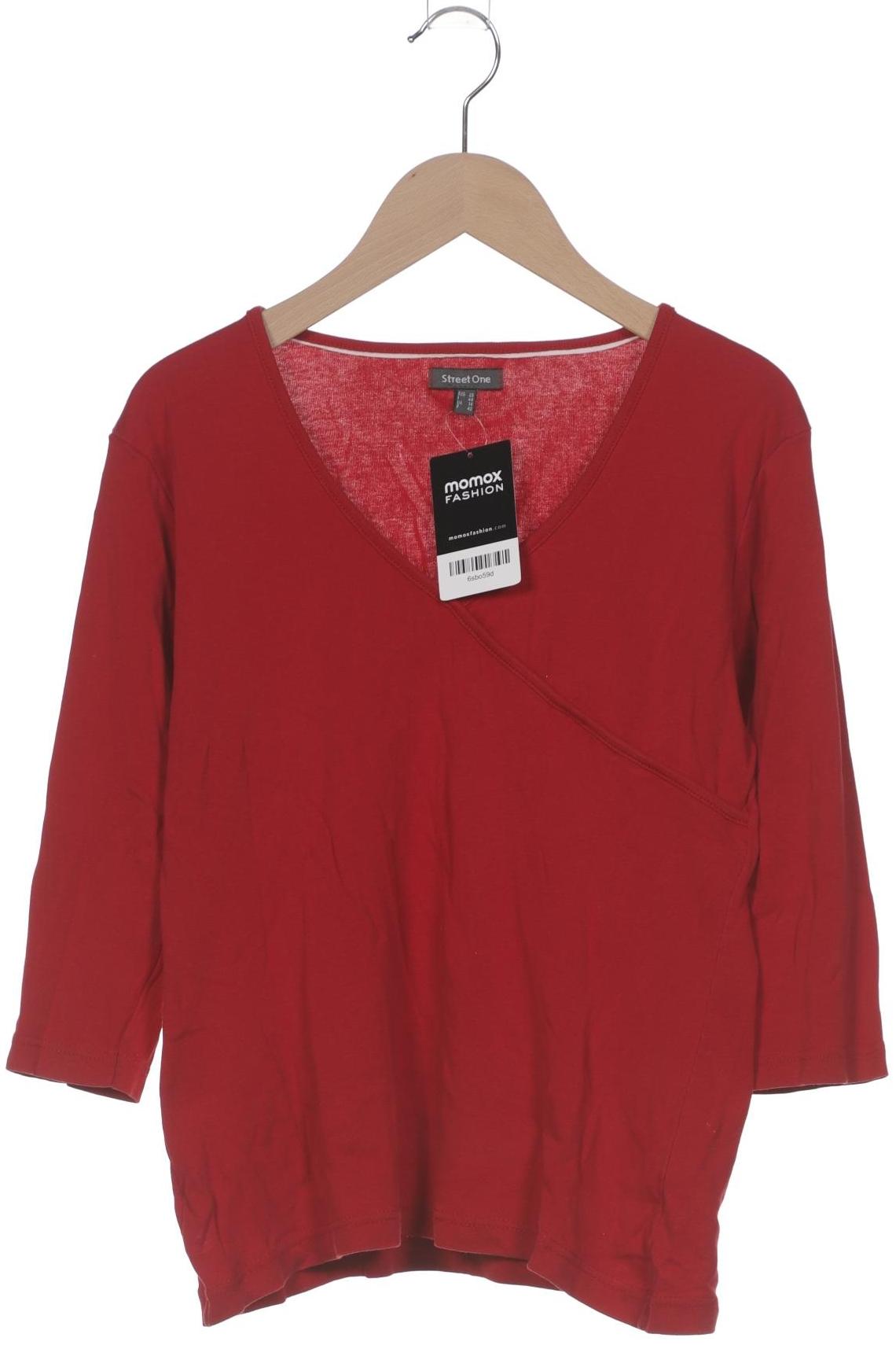

Street One Damen Langarmshirt, rot, Gr. 40