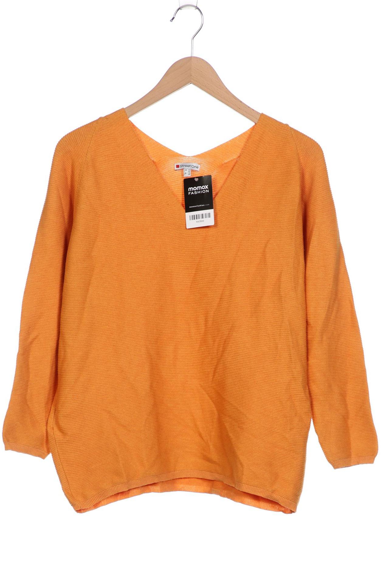 

Street One Damen Pullover, orange, Gr. 38