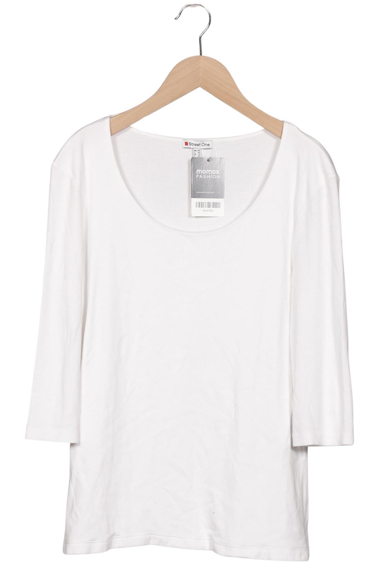 

Street One Damen Langarmshirt, weiß, Gr. 40