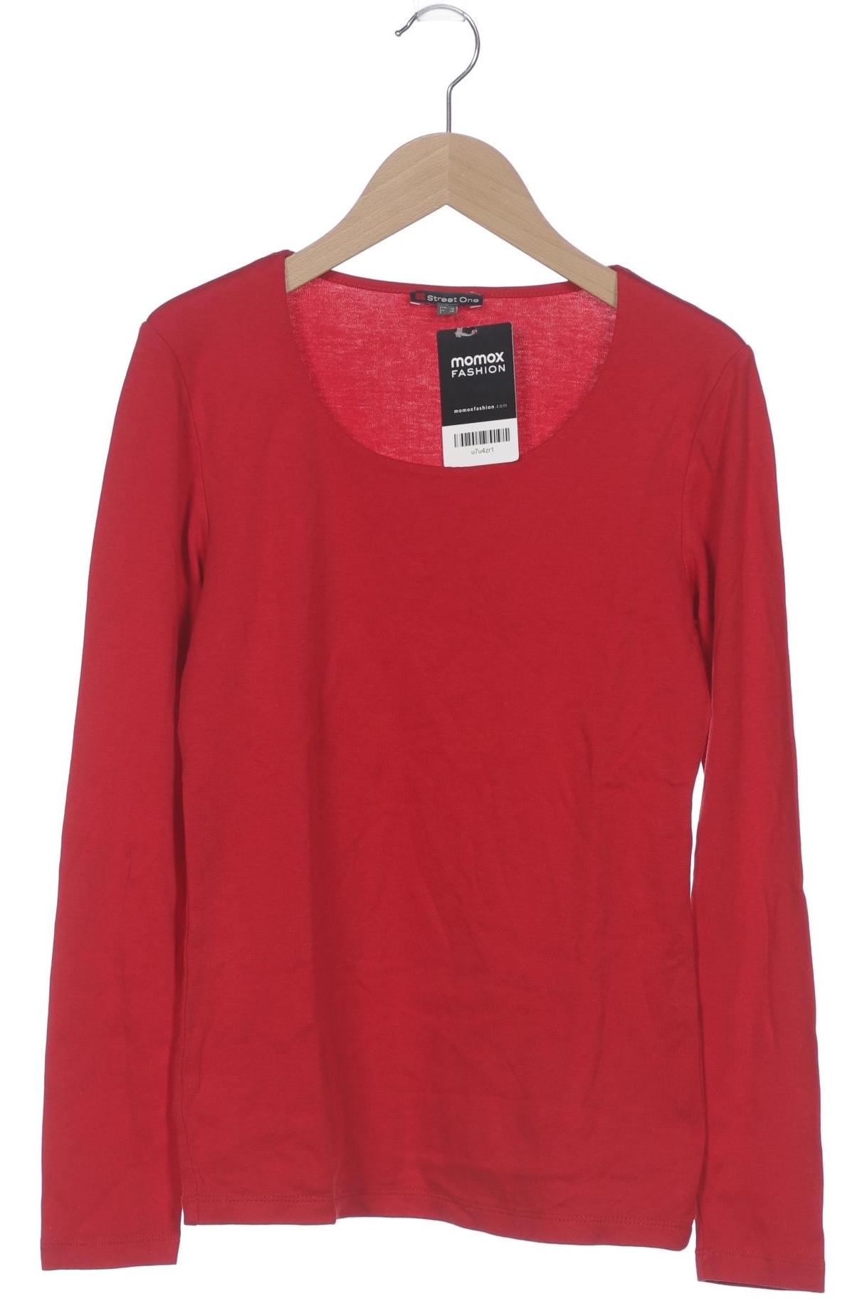 

Street One Damen Langarmshirt, rot, Gr. 34
