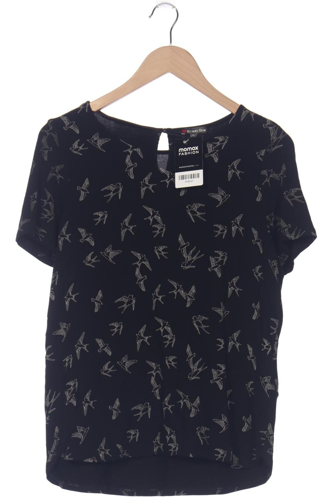 

Street One Damen T-Shirt, schwarz, Gr. 38