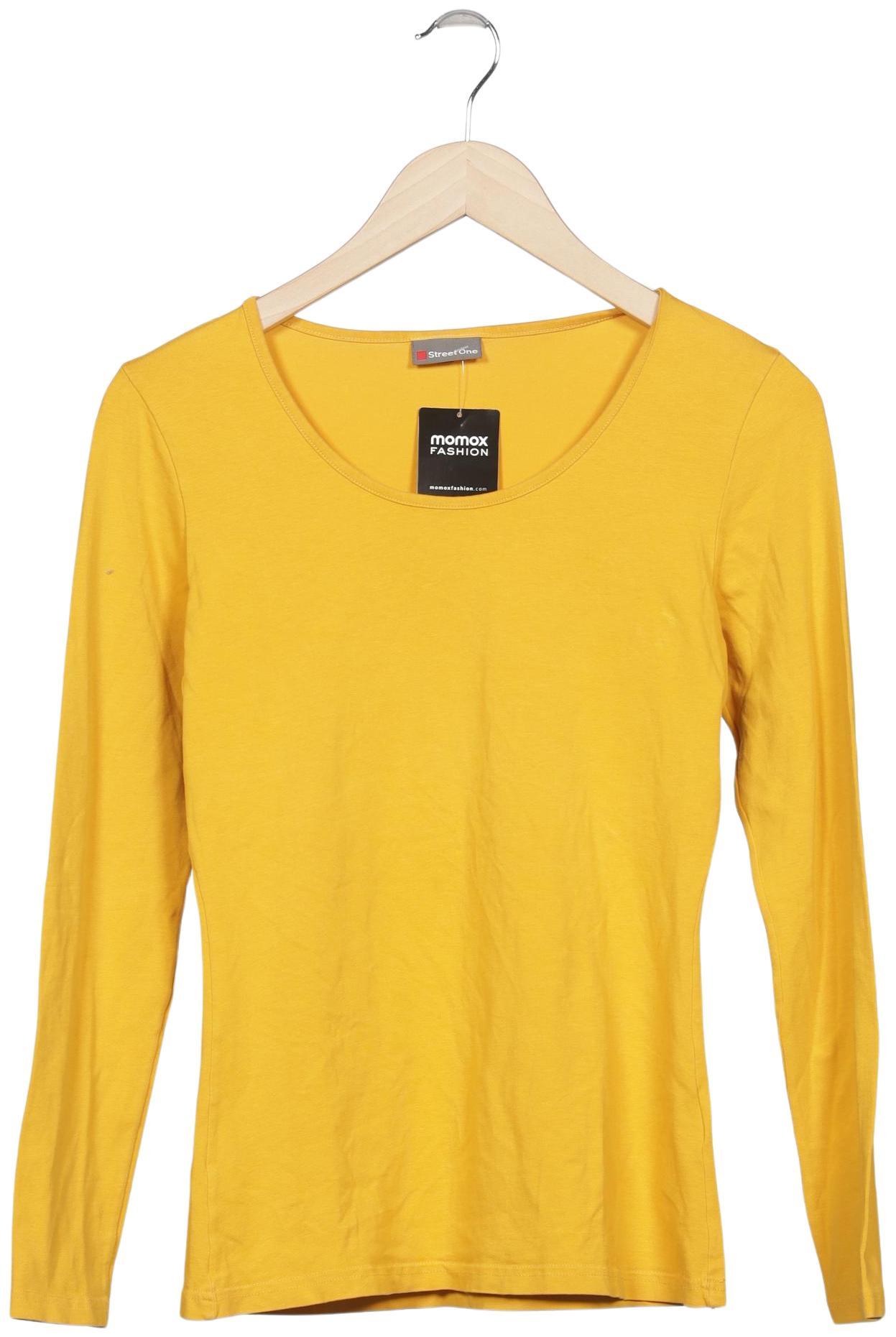 

Street One Damen Langarmshirt, gelb, Gr. 38