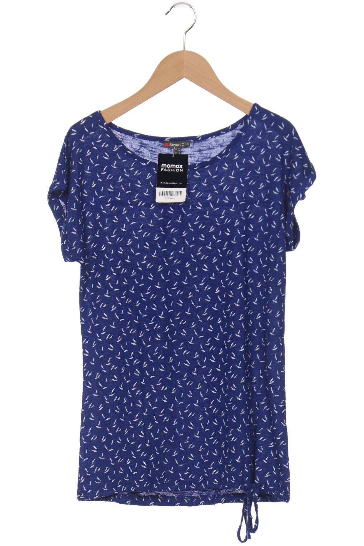 

Street One Damen T-Shirt, blau, Gr. 36