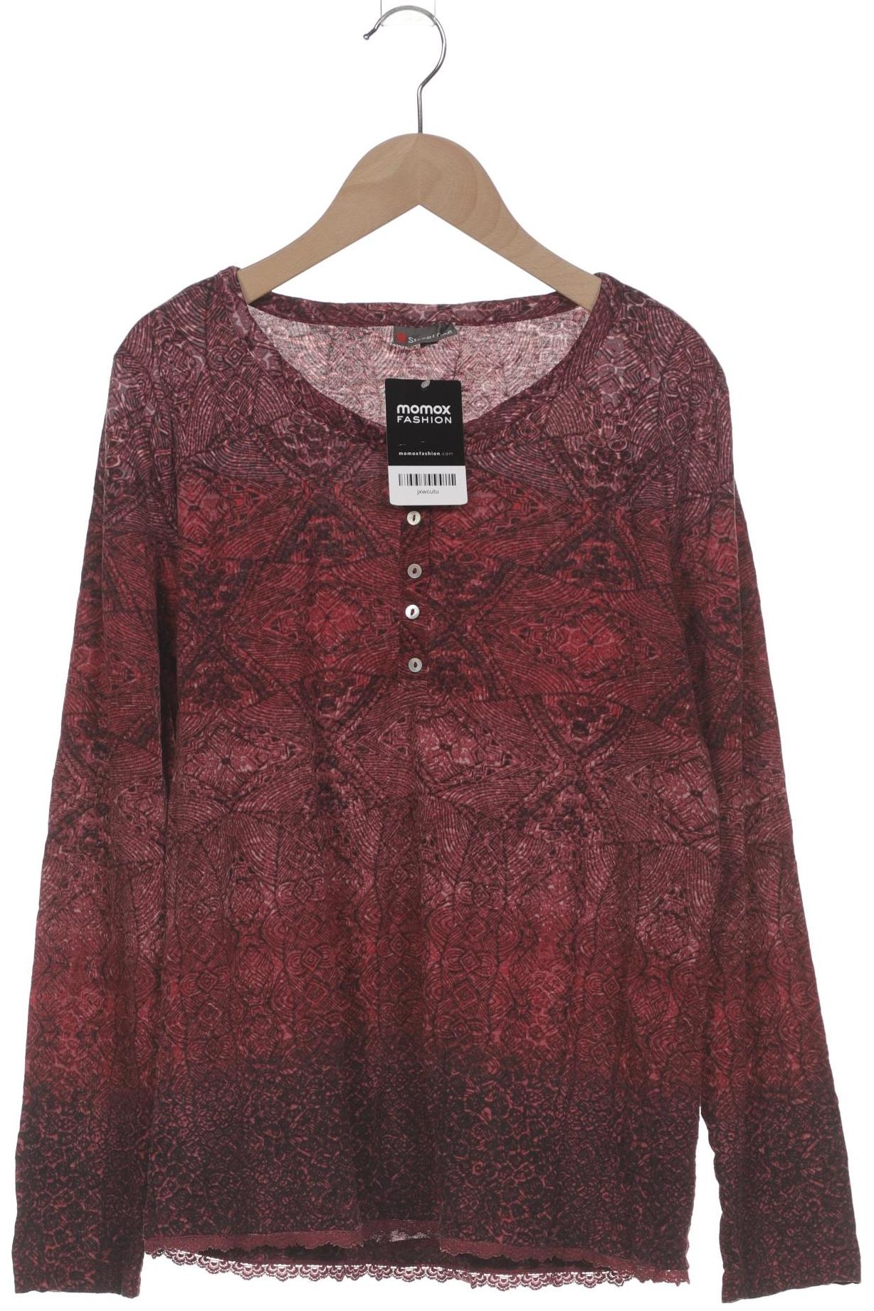 

Street One Damen Langarmshirt, bordeaux, Gr. 36