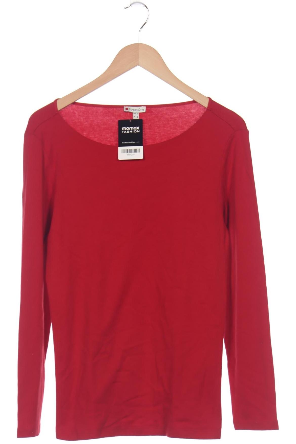

Street One Damen Langarmshirt, rot, Gr. 42