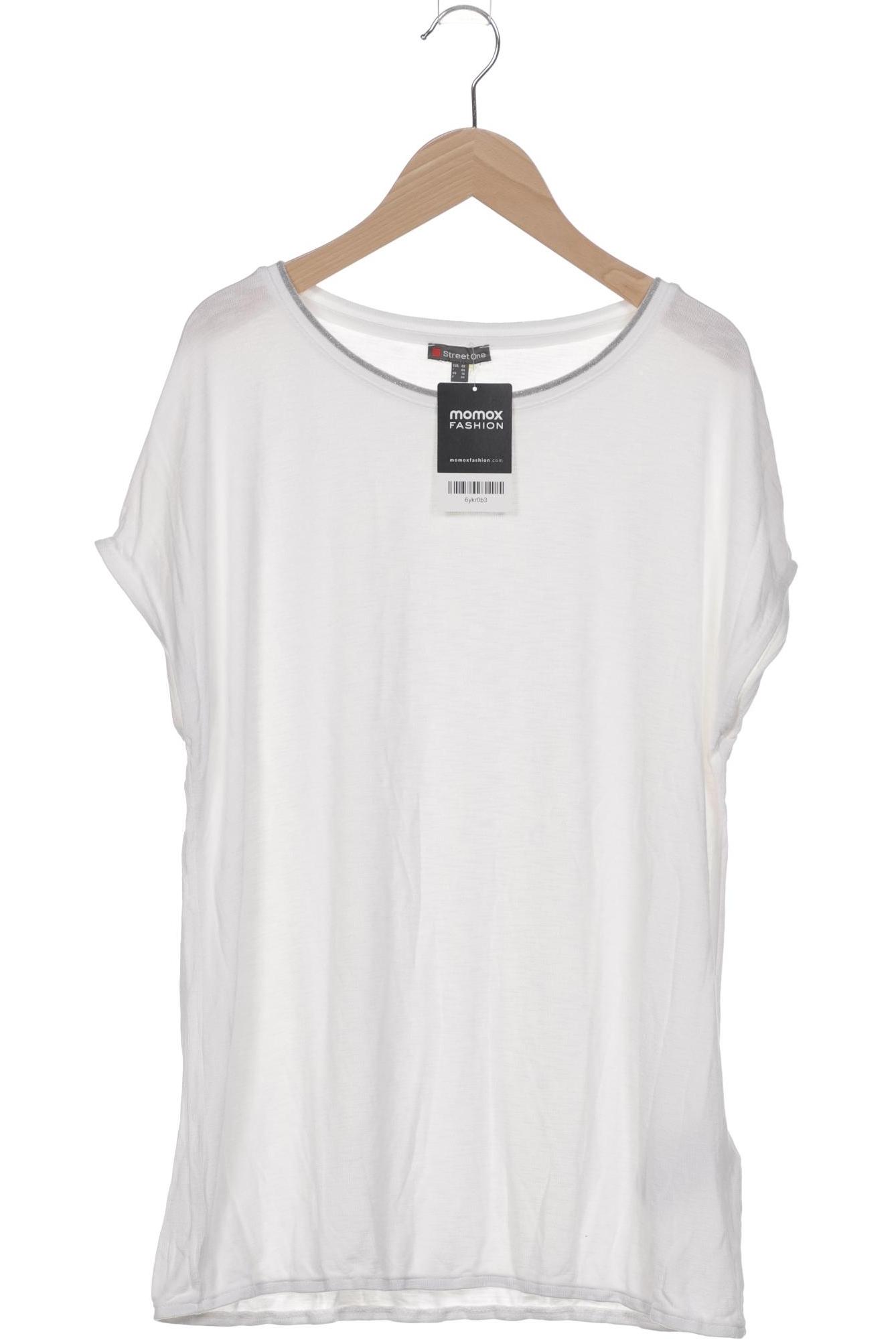 

Street One Damen T-Shirt, weiß, Gr. 42