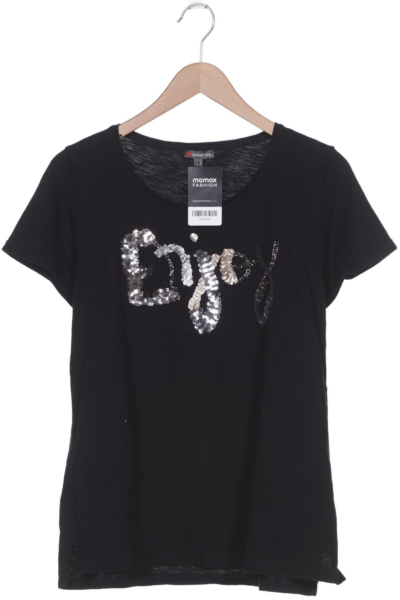 

Street One Damen T-Shirt, schwarz