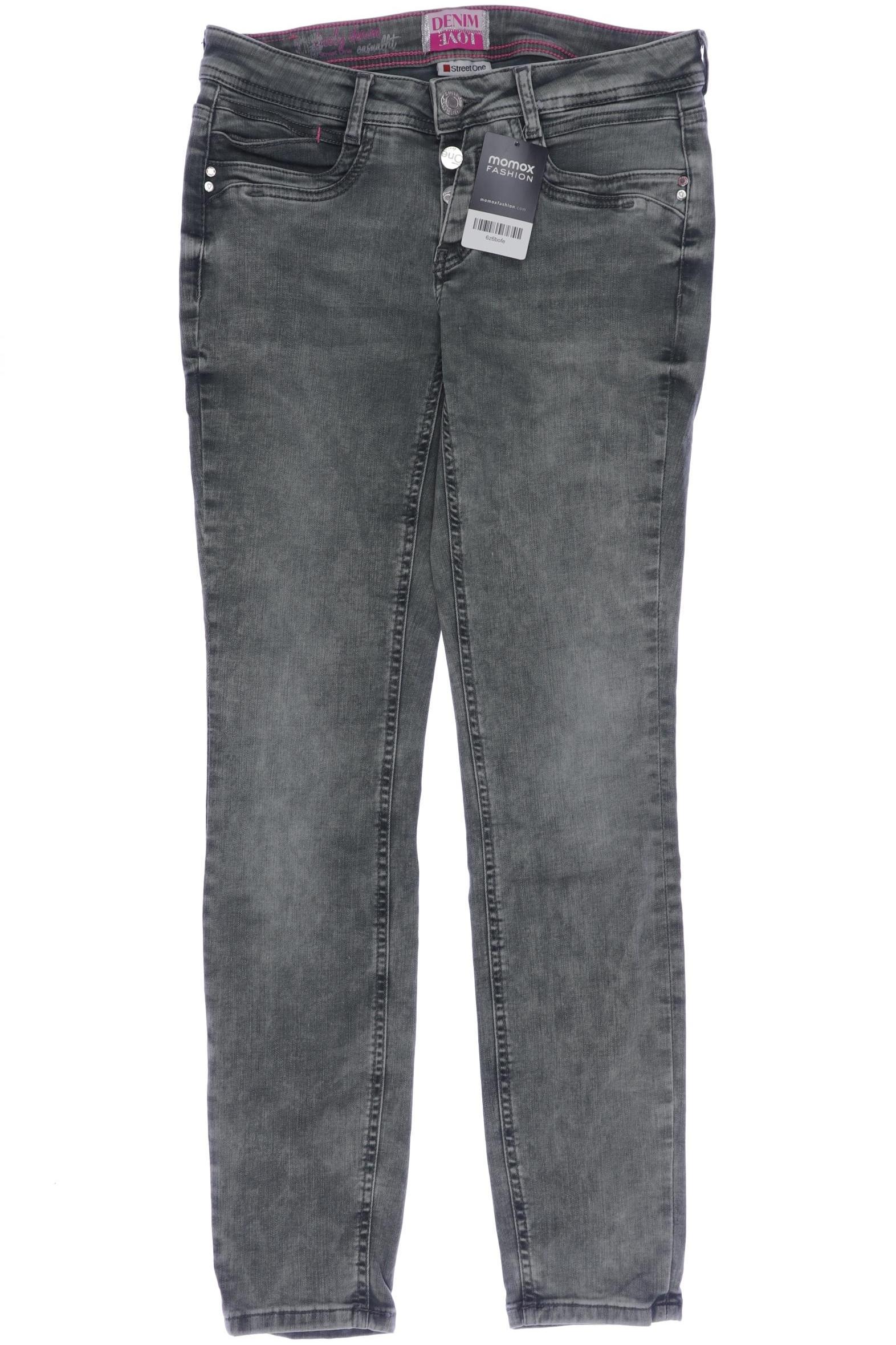 

Street One Damen Jeans, grün, Gr. 26